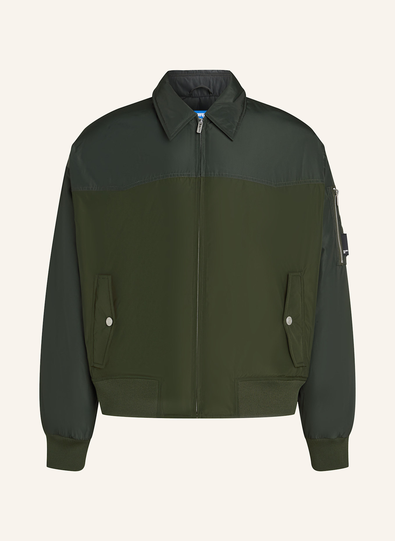 KARL LAGERFELD JEANS Jacke: DUNKELGRÜN