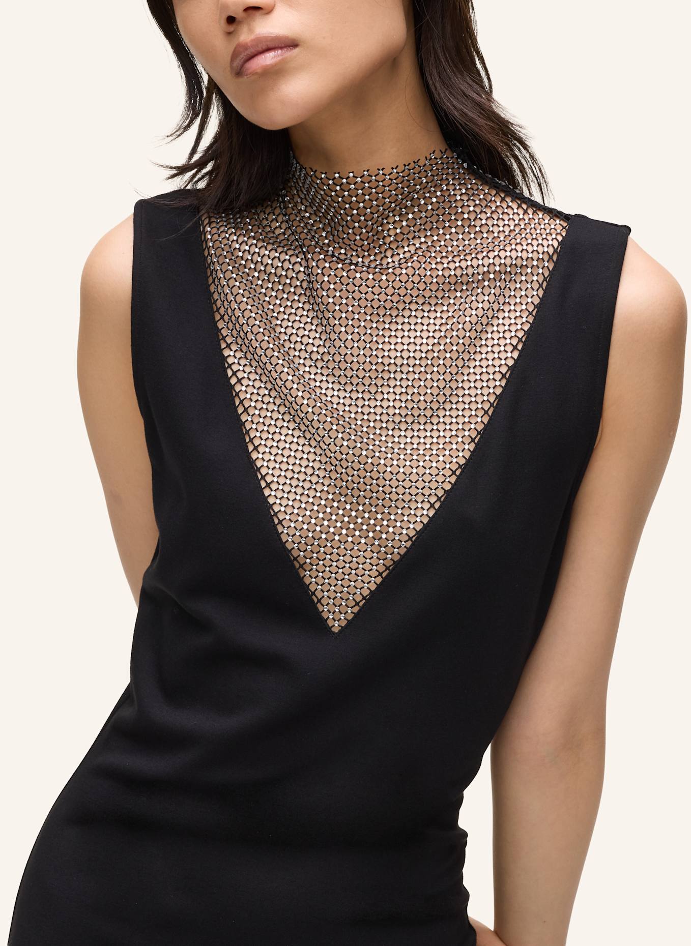 KARL LAGERFELD JEANS Kleid: SCHWARZ