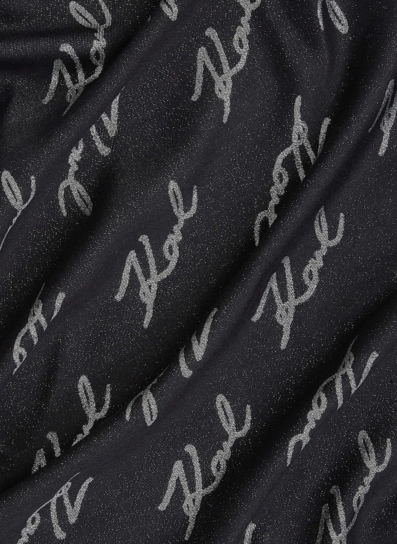 KARL LAGERFELD Schal: SCHWARZ