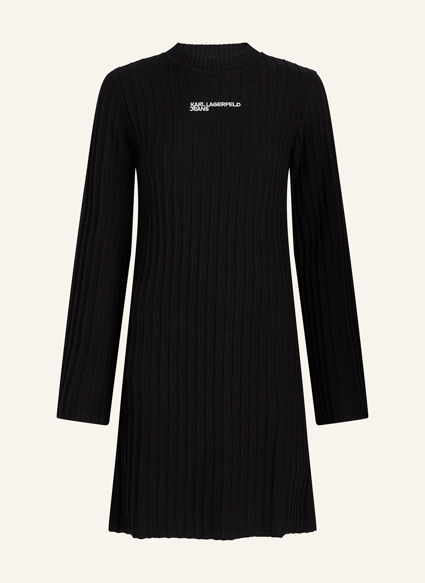 KARL LAGERFELD JEANS Kleid: SCHWARZ