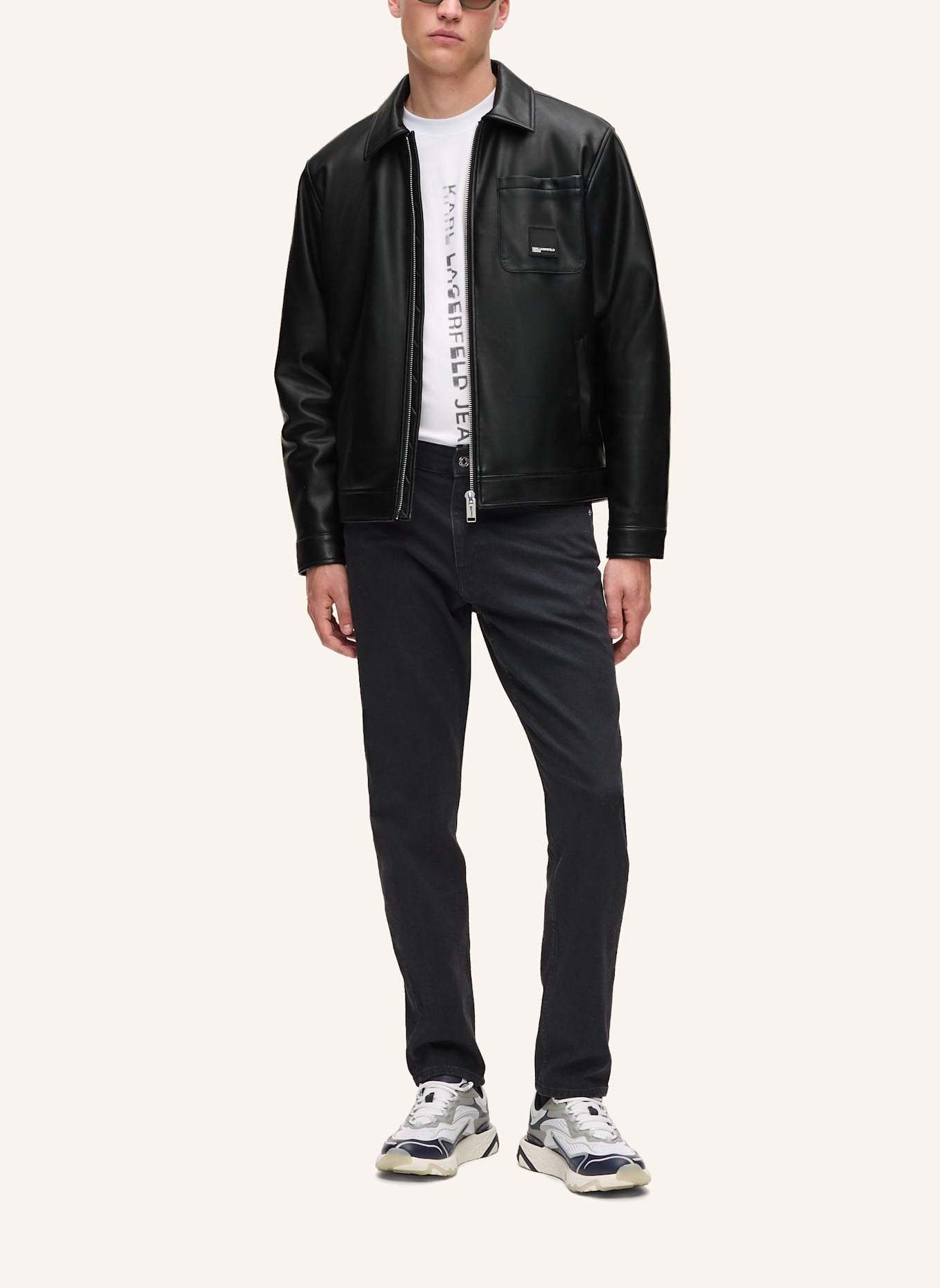 KARL LAGERFELD JEANS Jacke: SCHWARZ
