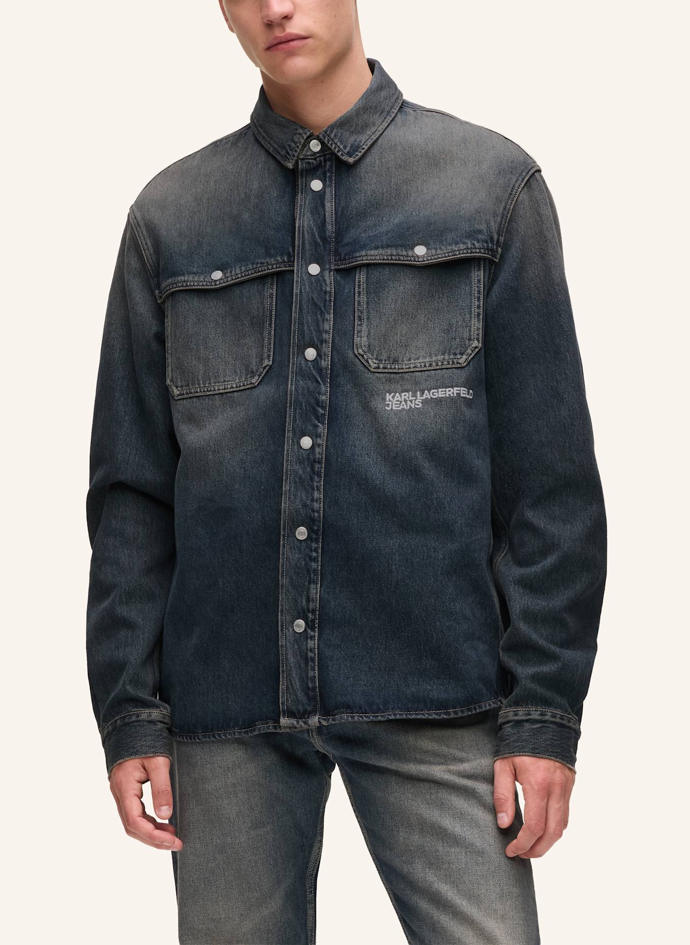 KARL LAGERFELD JEANS Hemd: HELLBLAU