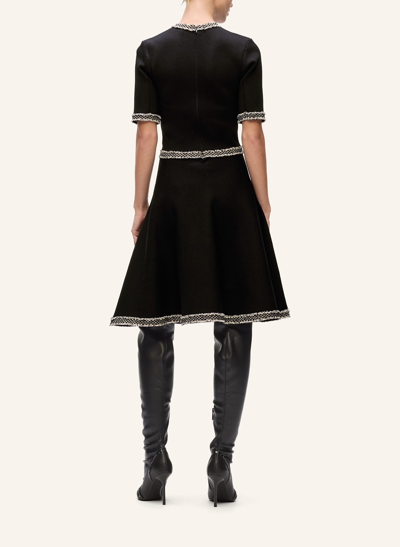 KARL LAGERFELD Kleid: SCHWARZ
