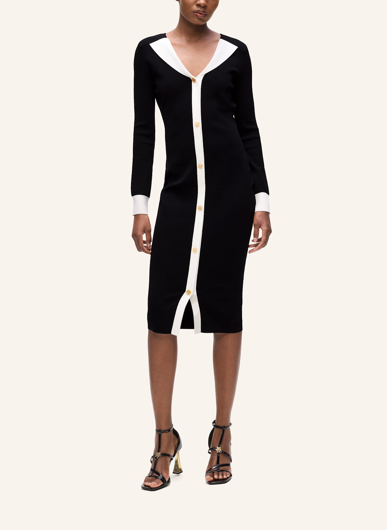 KARL LAGERFELD Kleid: SCHWARZ