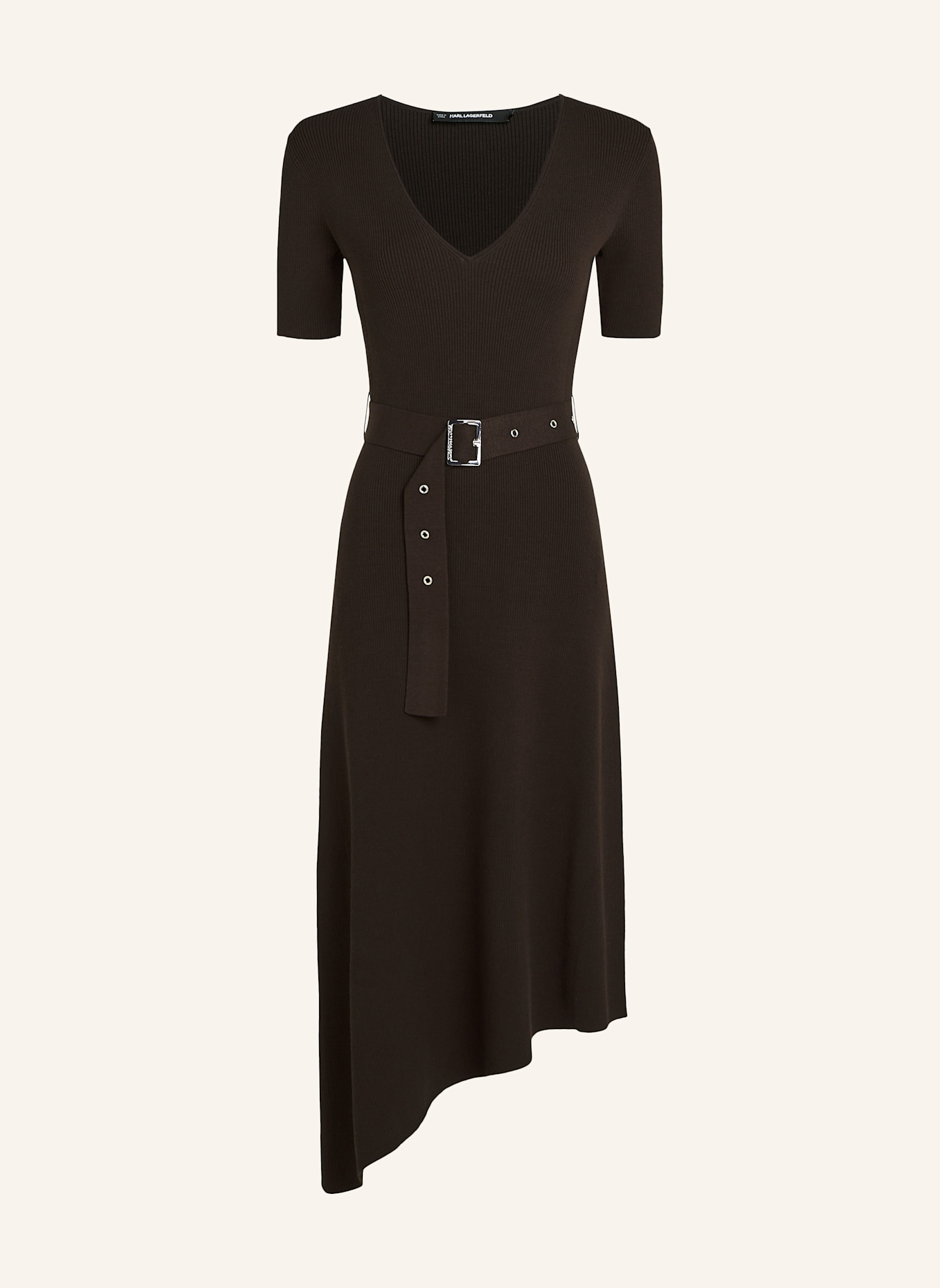 KARL LAGERFELD Kleid: BRAUN