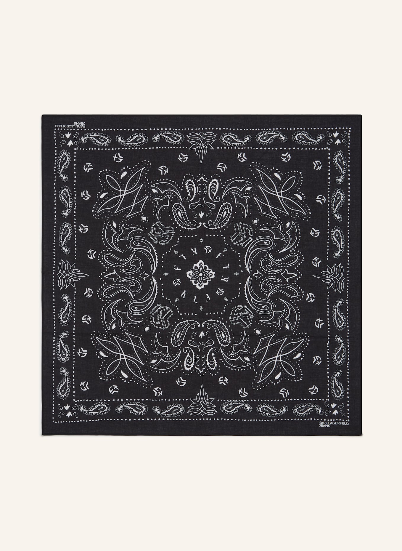 KARL LAGERFELD JEANS Schal: SCHWARZ