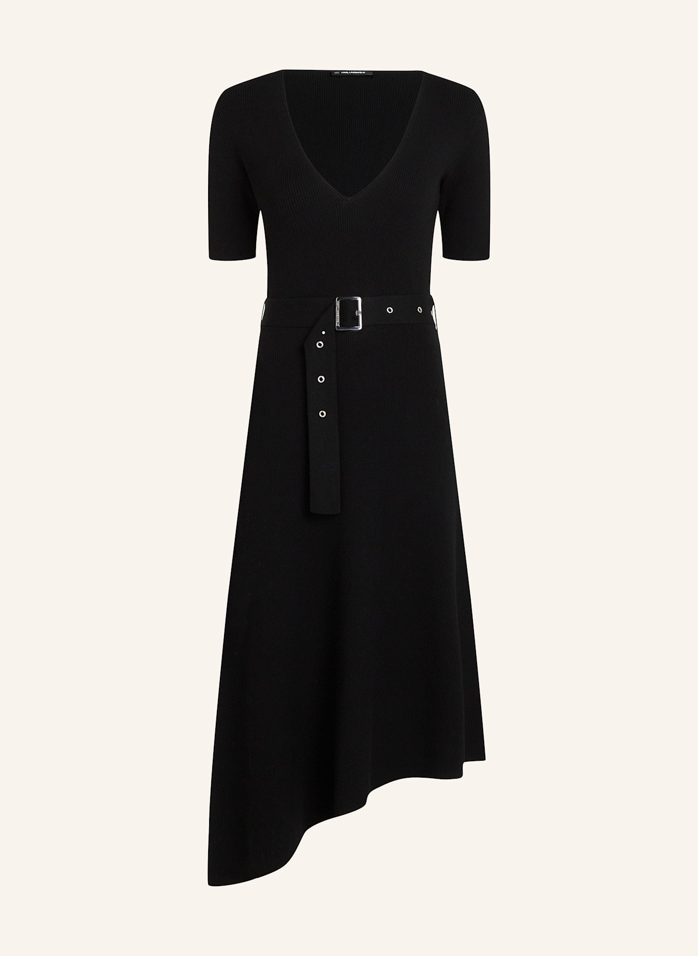 KARL LAGERFELD Kleid: SCHWARZ