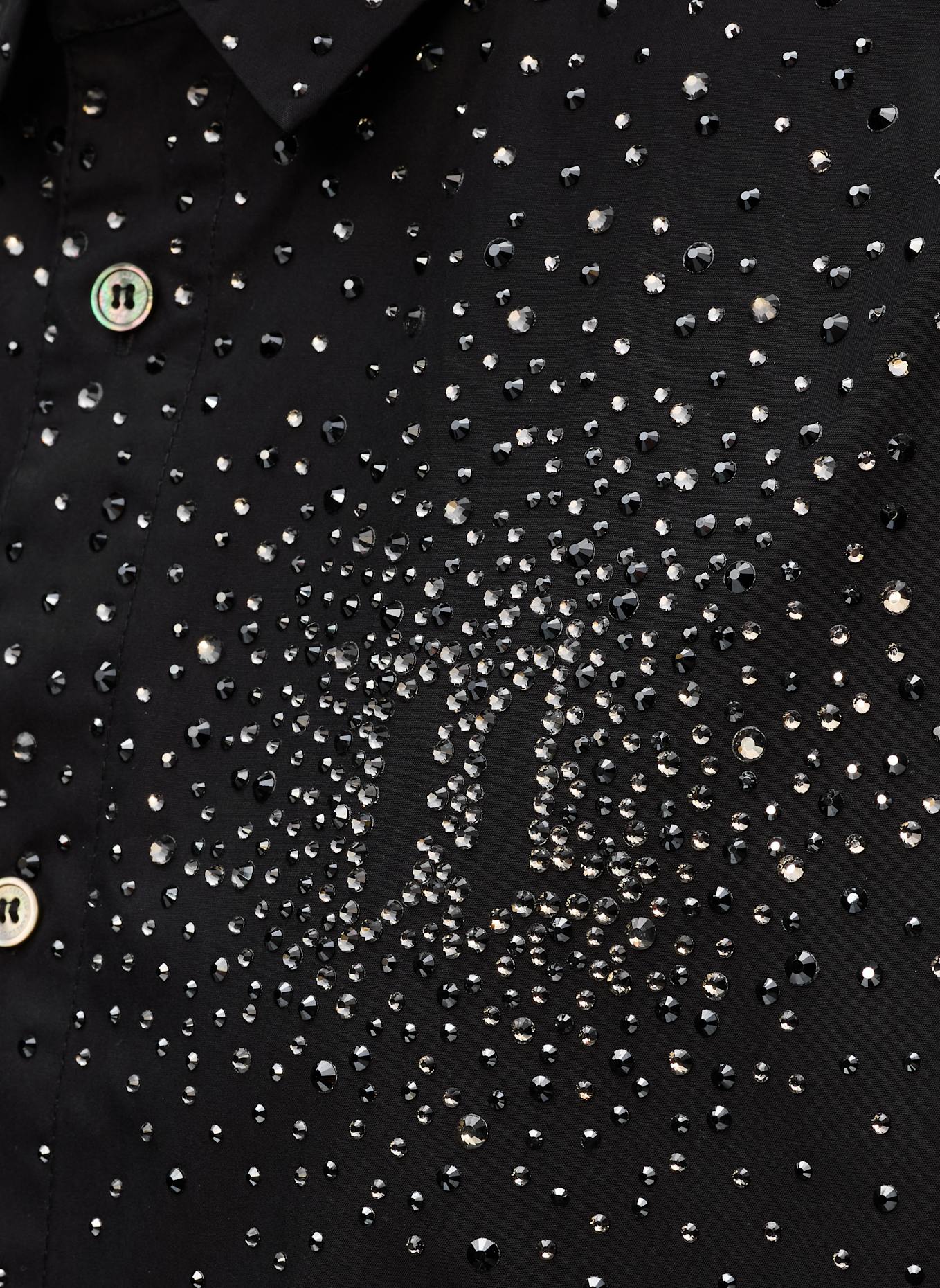 KARL LAGERFELD Hemd: SCHWARZ