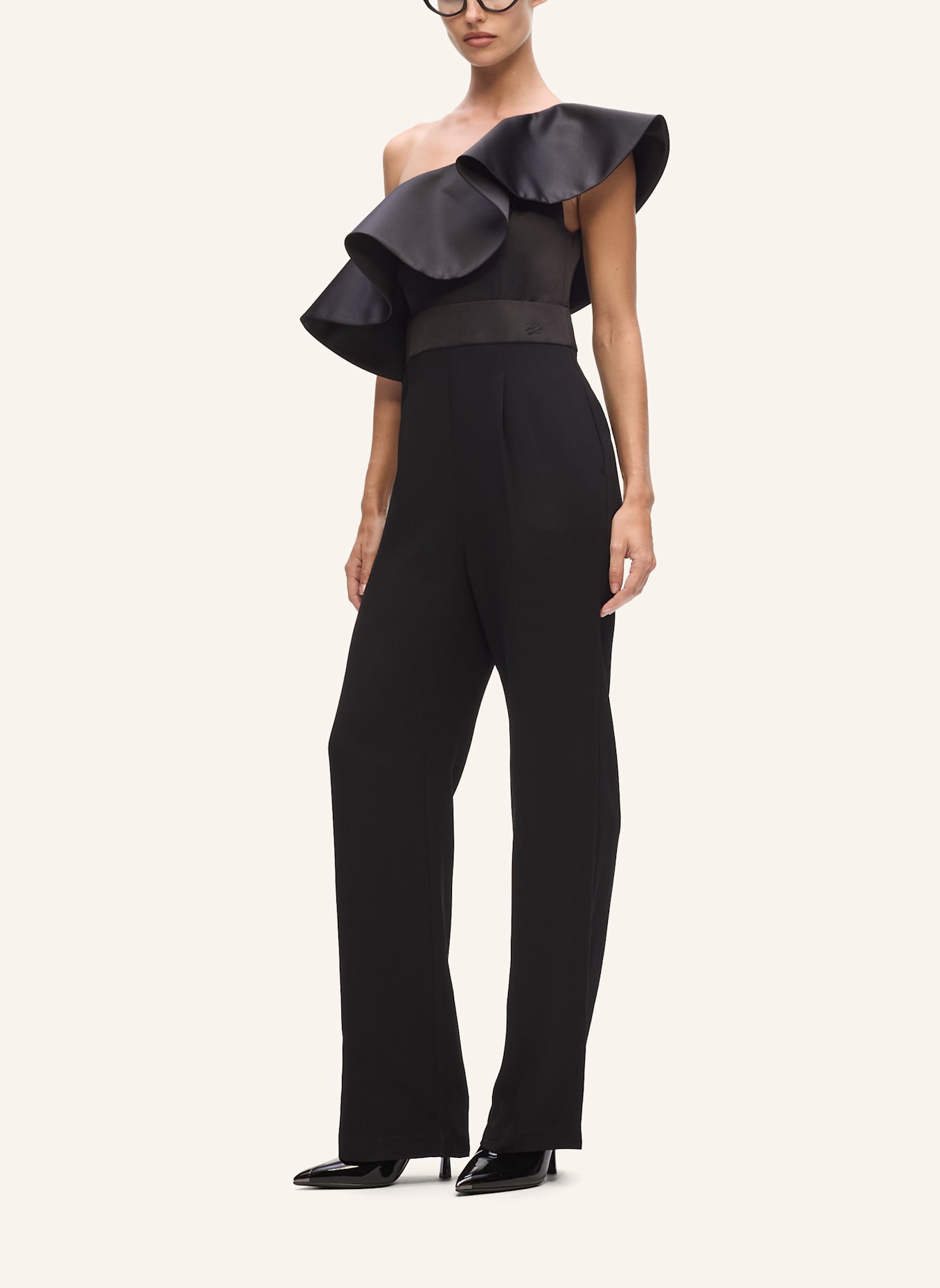 KARL LAGERFELD Jumpsuit: SCHWARZ