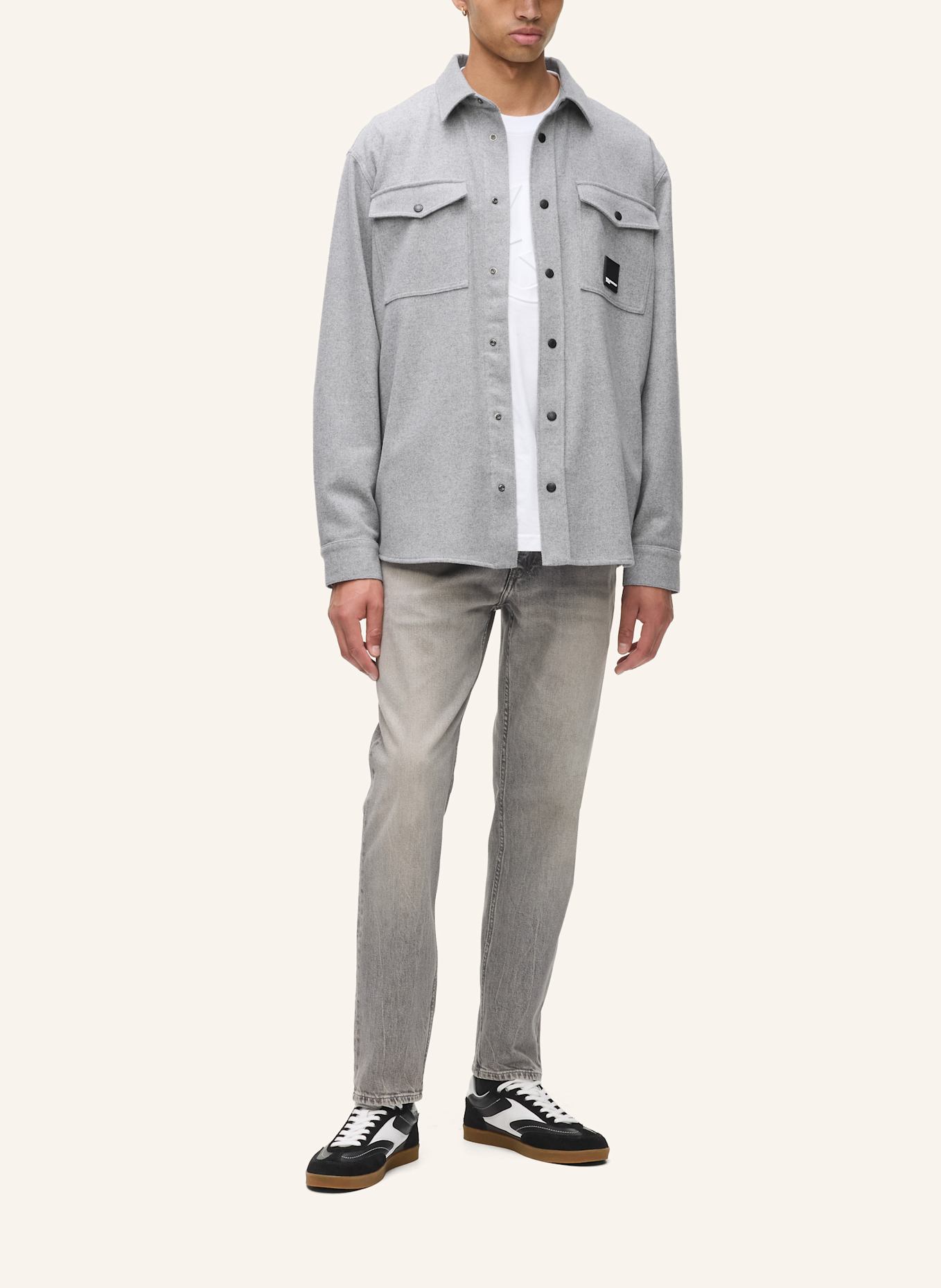 KARL LAGERFELD JEANS Hemd: GRAU