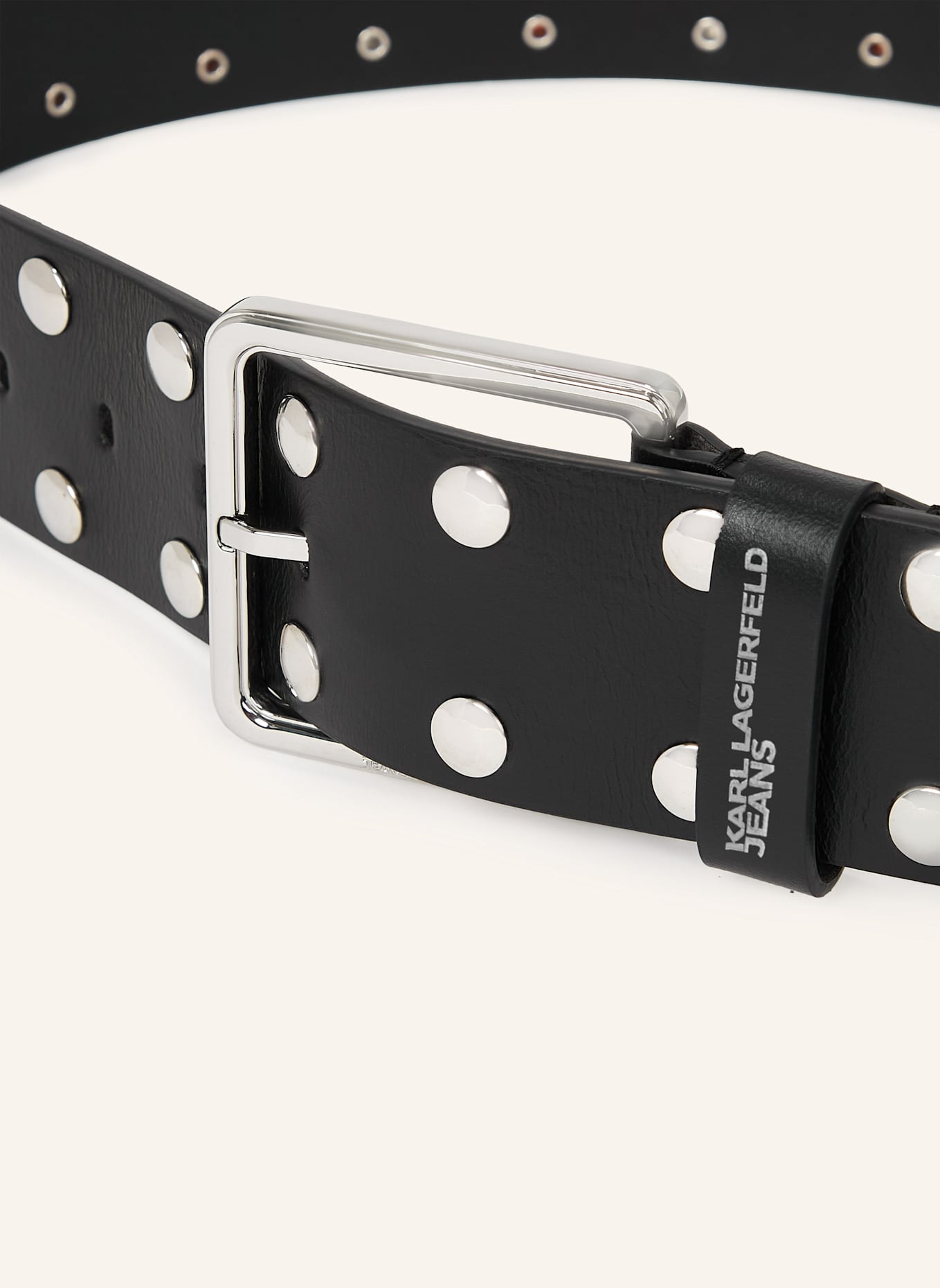 KARL LAGERFELD JEANS Gürtel: SCHWARZ