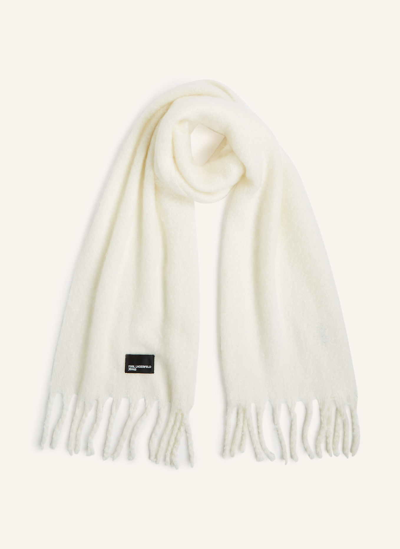 KARL LAGERFELD JEANS Schal: WEISS