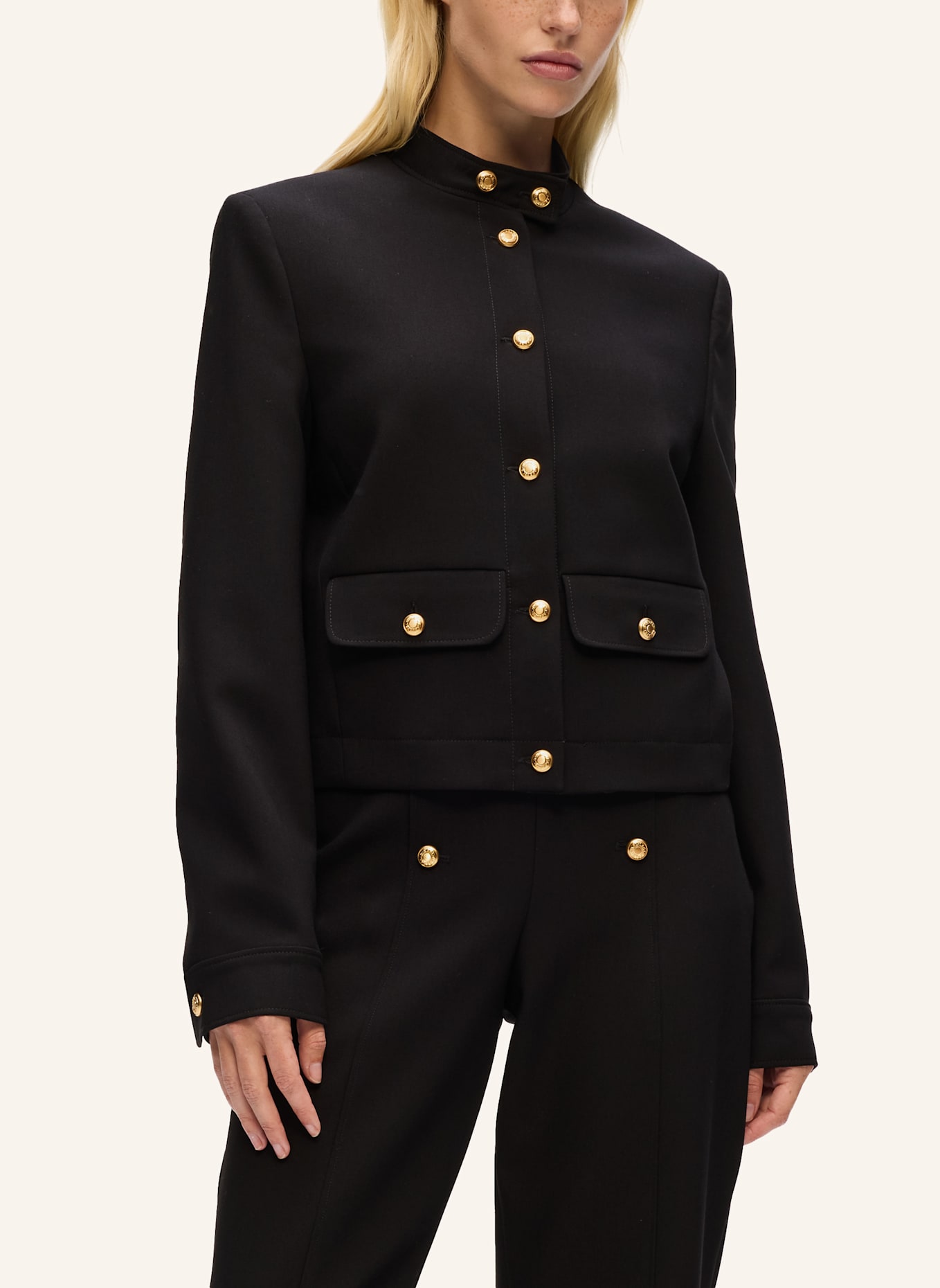 KARL LAGERFELD Jacke: SCHWARZ