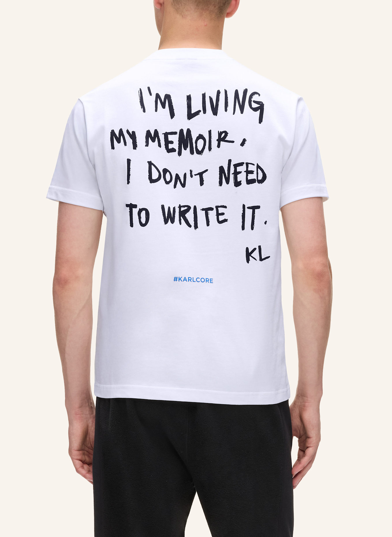 KARL LAGERFELD JEANS T-shirt: WEISS