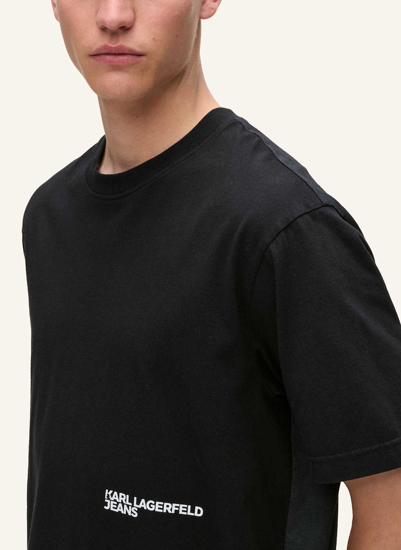 KARL LAGERFELD JEANS T-shirt: SCHWARZ