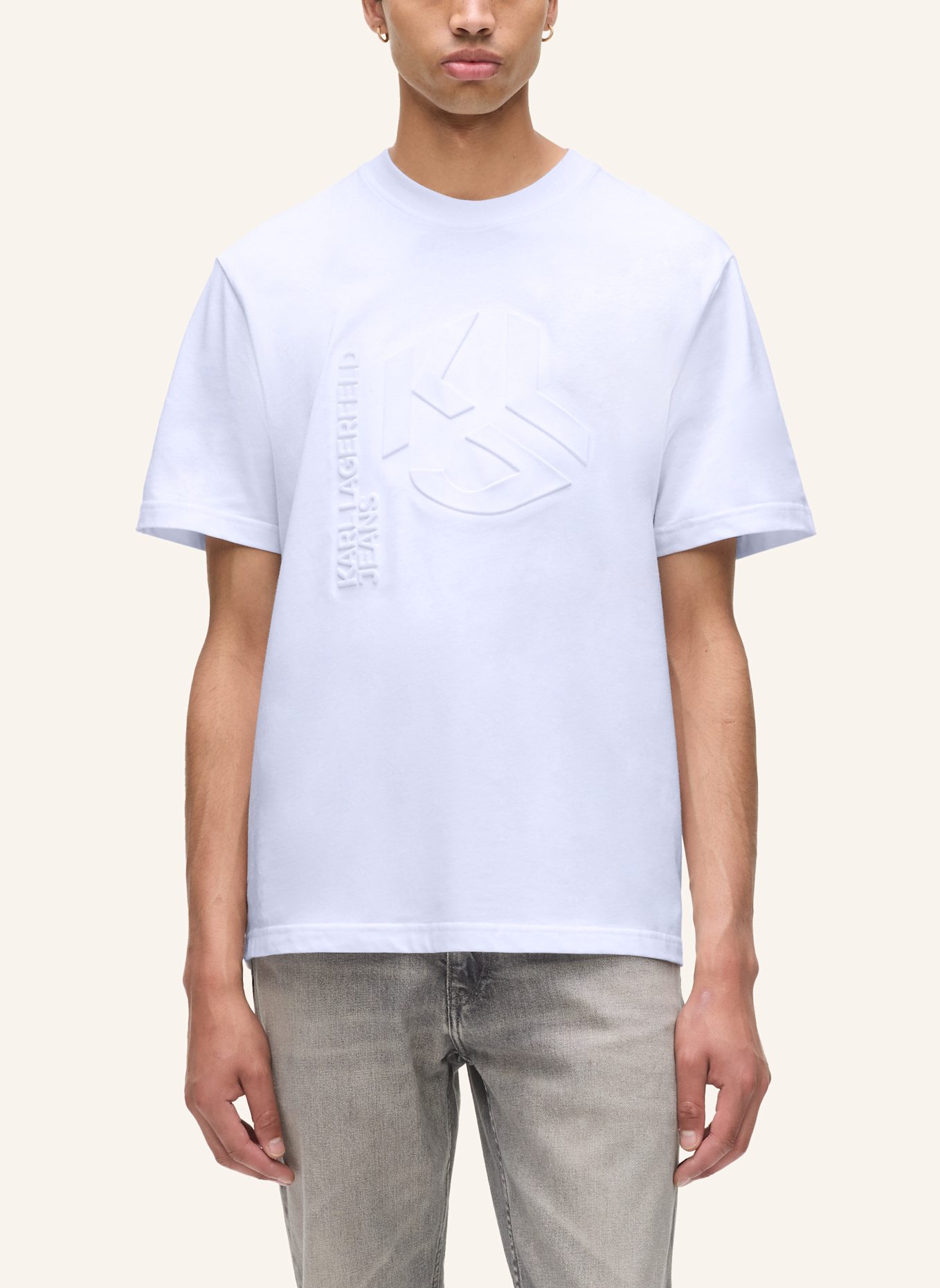 KARL LAGERFELD JEANS T-shirt: WEISS