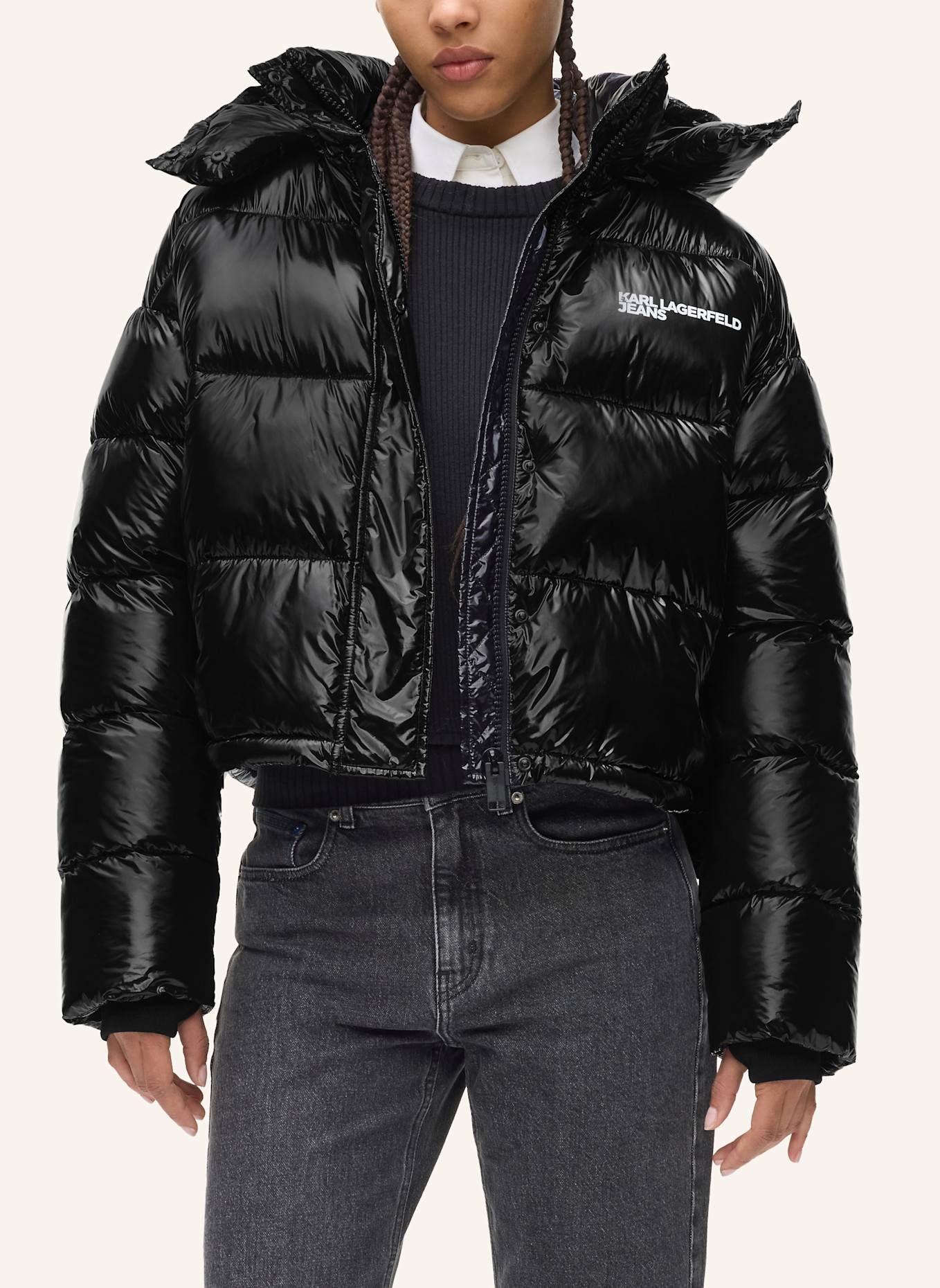 KARL LAGERFELD JEANS Jacke: SCHWARZ