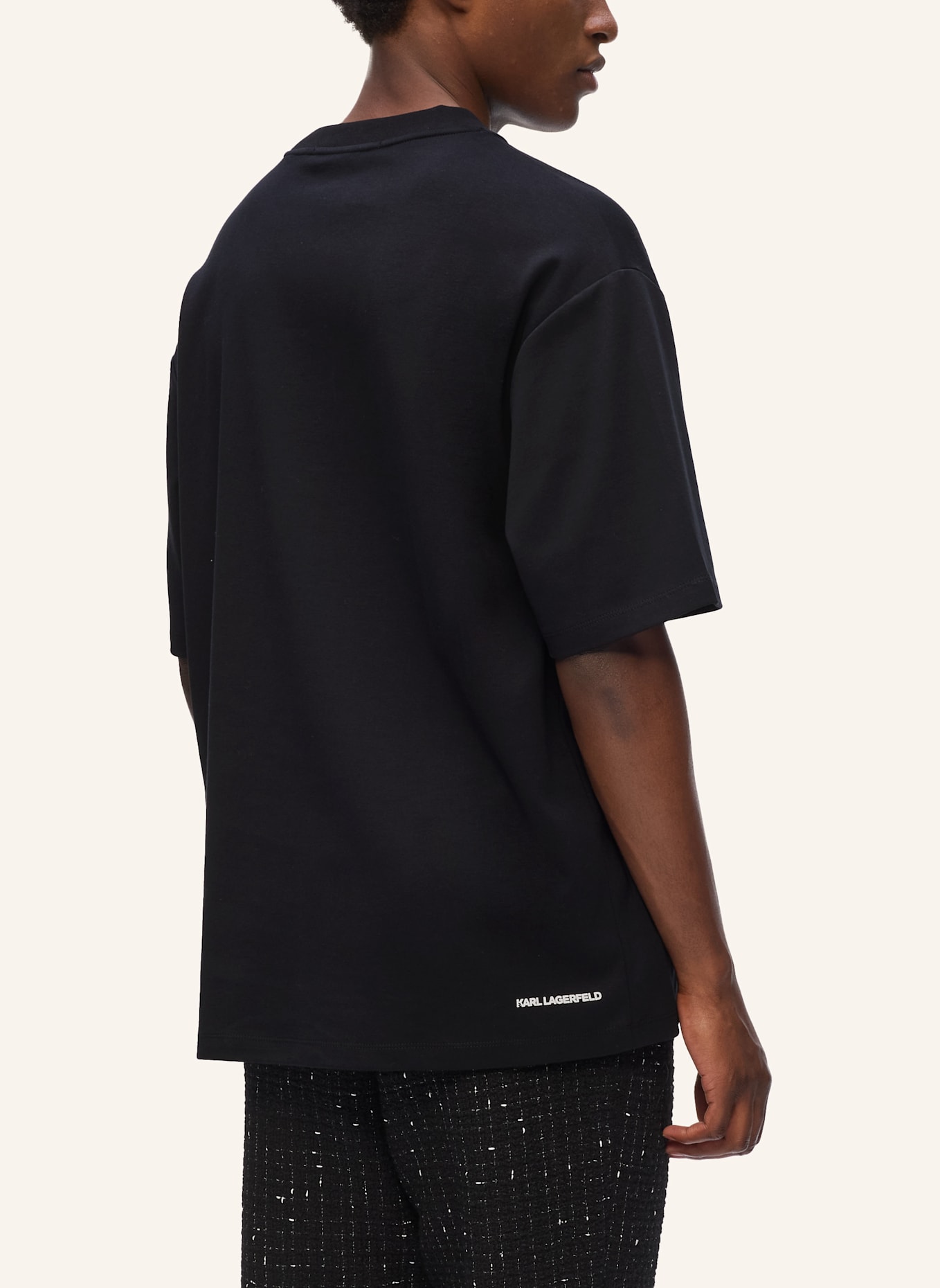 KARL LAGERFELD T-shirt: SCHWARZ