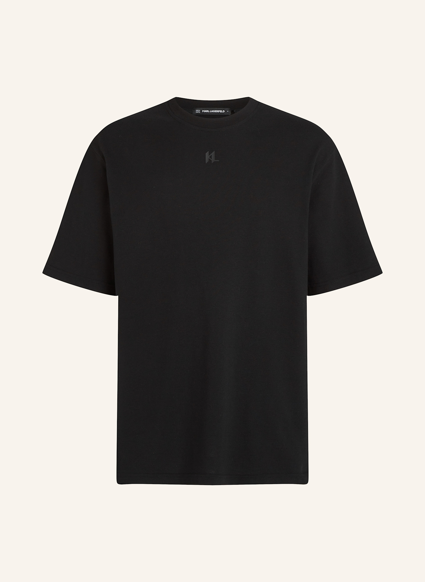 KARL LAGERFELD T-shirt: SCHWARZ