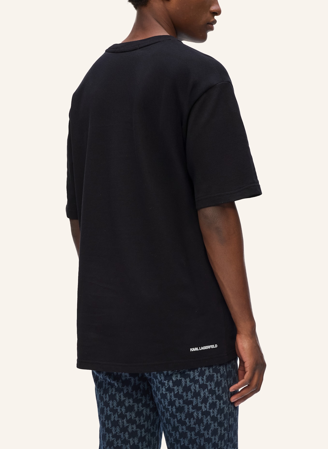 KARL LAGERFELD T-shirt: SCHWARZ