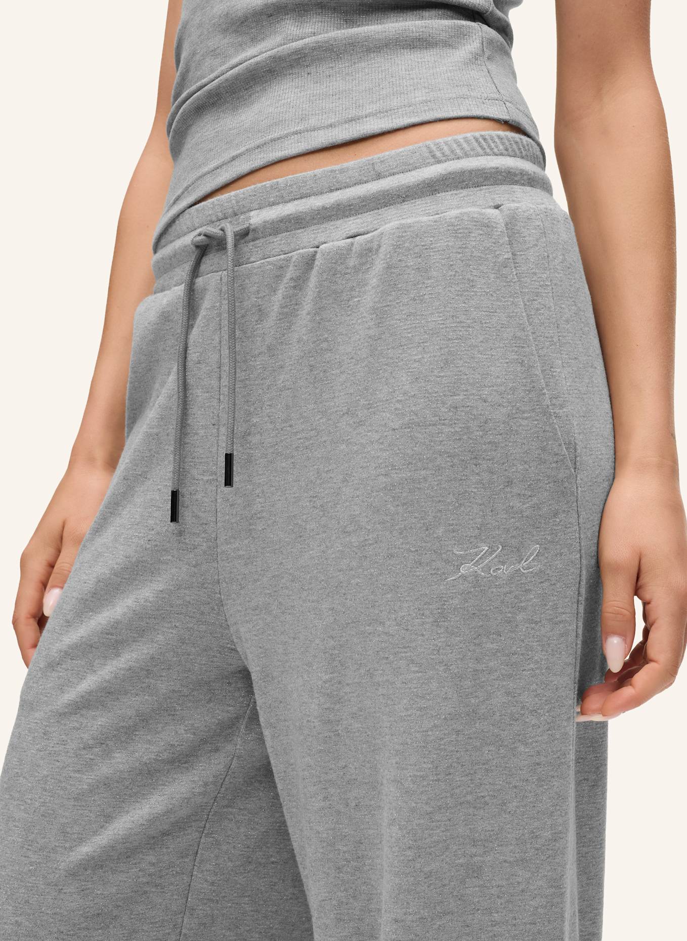 KARL LAGERFELD Hose: GRAU