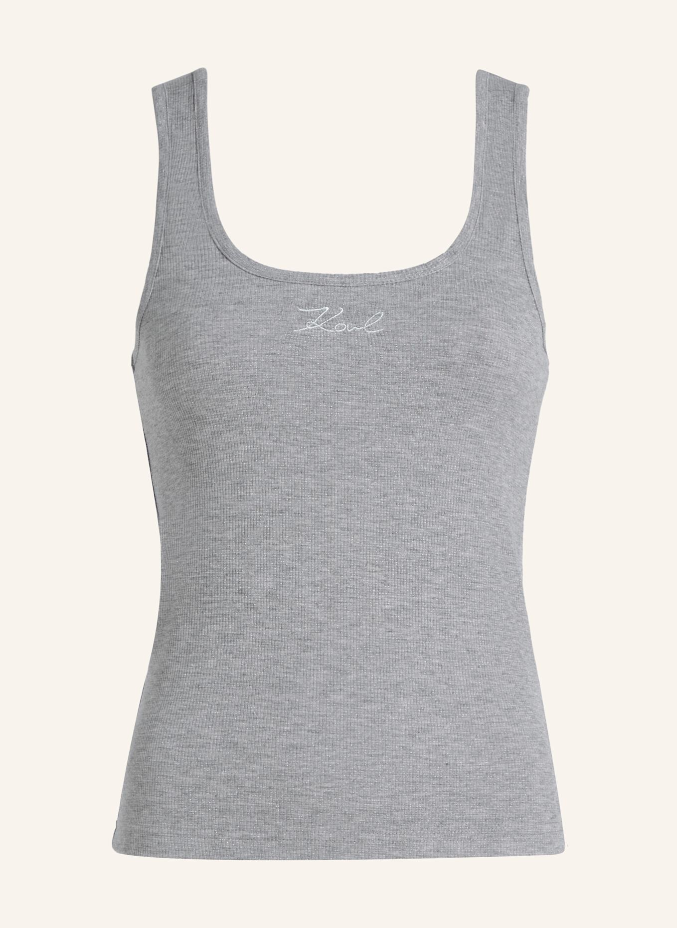 KARL LAGERFELD Top: GRAU
