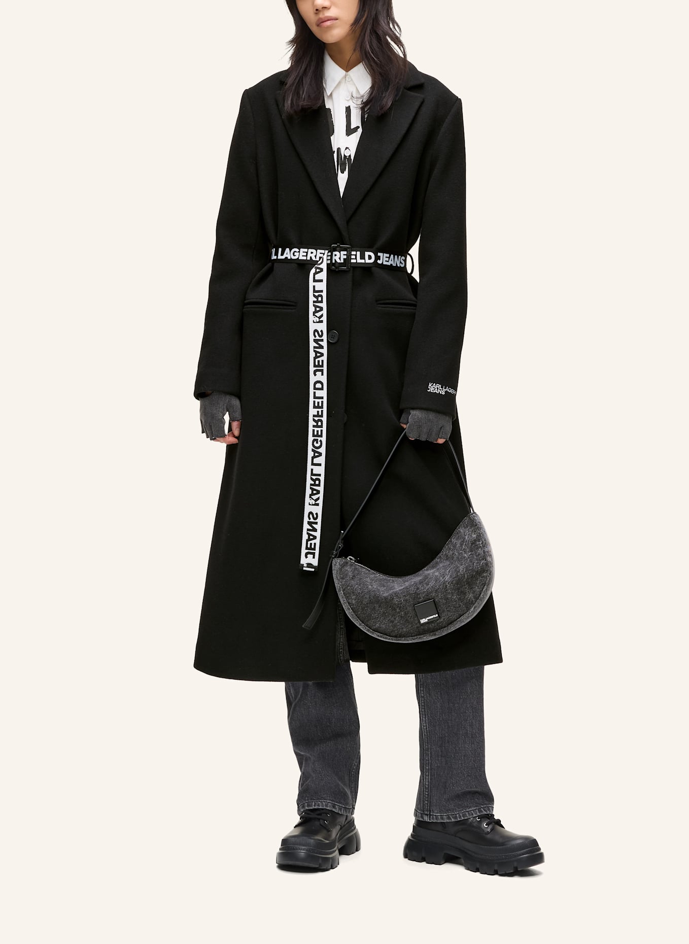 KARL LAGERFELD JEANS Jacke: SCHWARZ