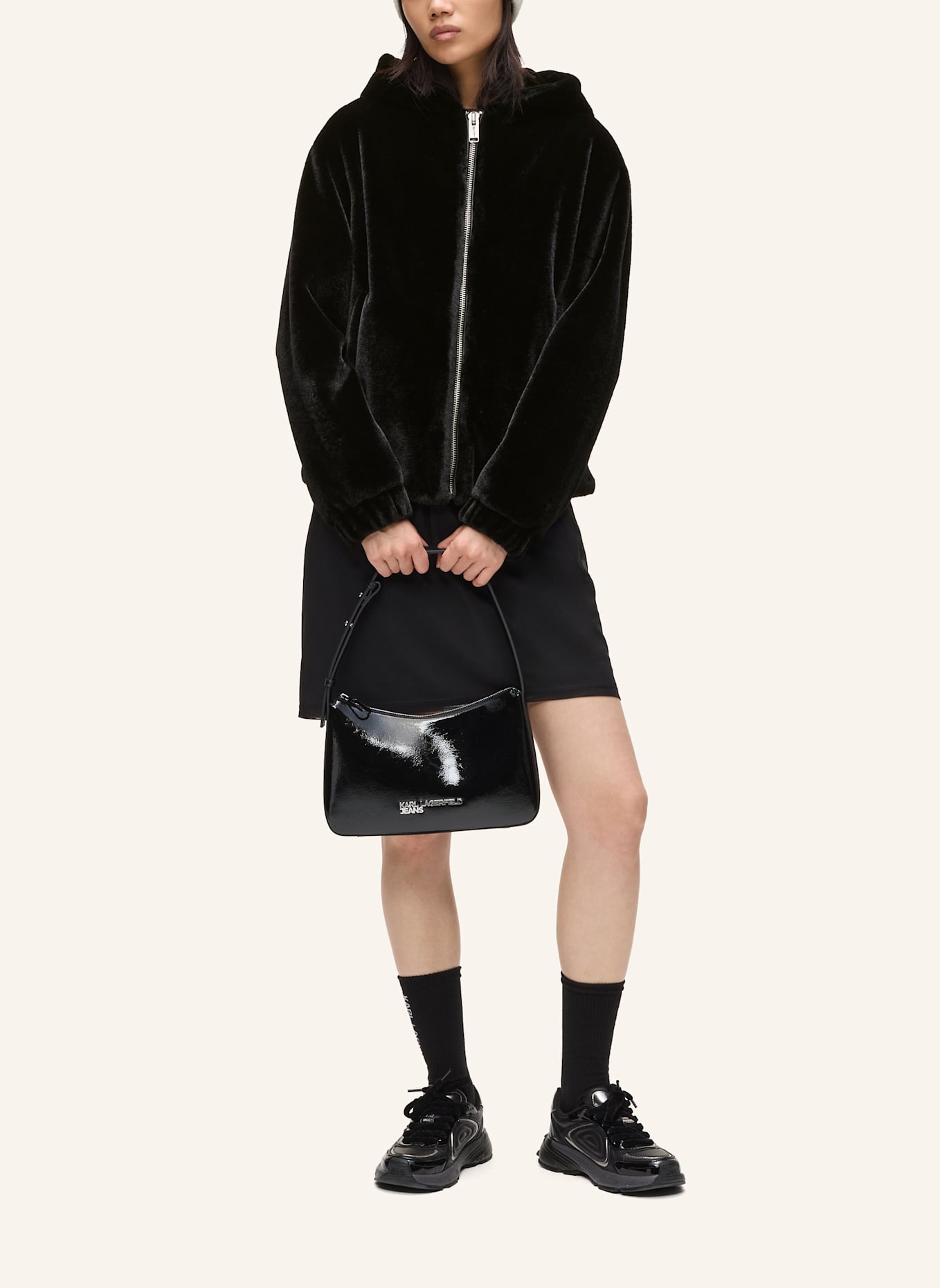 KARL LAGERFELD JEANS Jacke: SCHWARZ