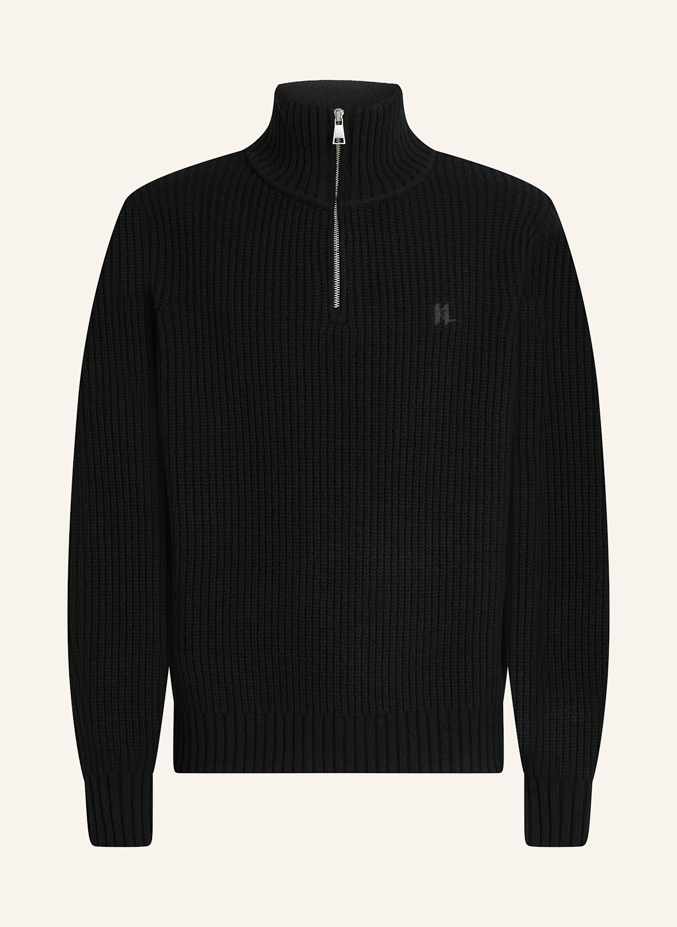 KARL LAGERFELD Sweatshirt: SCHWARZ