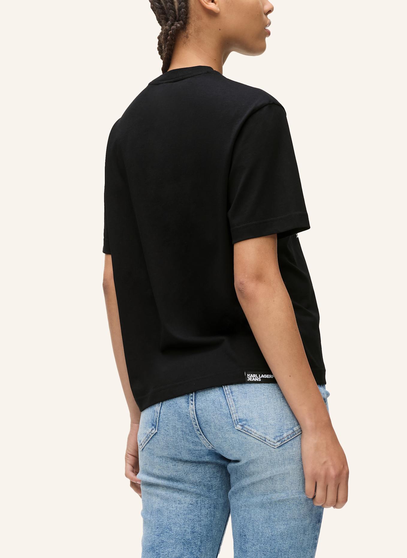 KARL LAGERFELD JEANS T-shirt: SCHWARZ