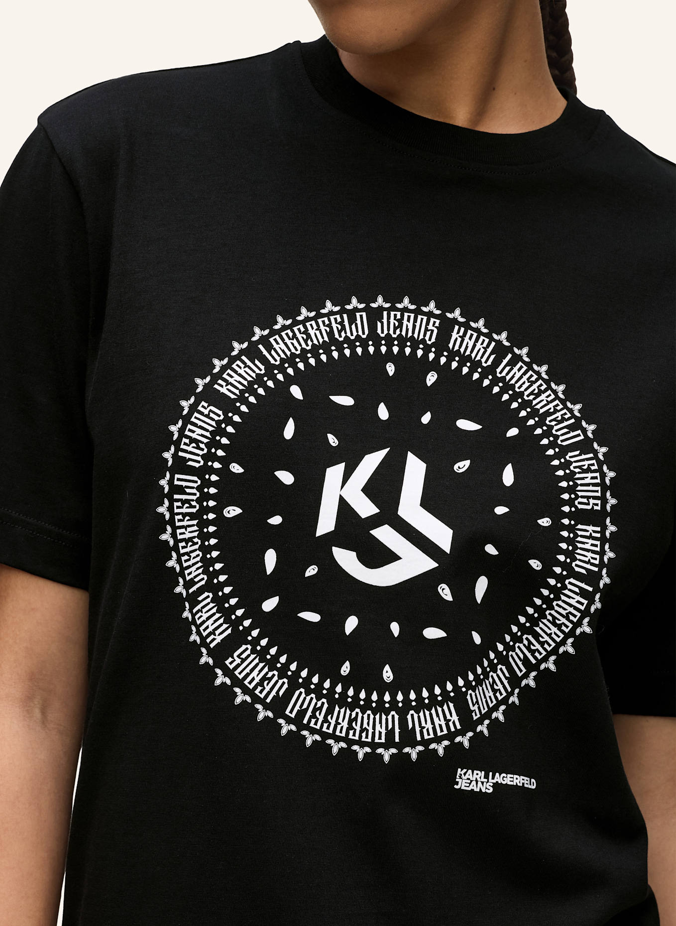 KARL LAGERFELD JEANS T-shirt: SCHWARZ