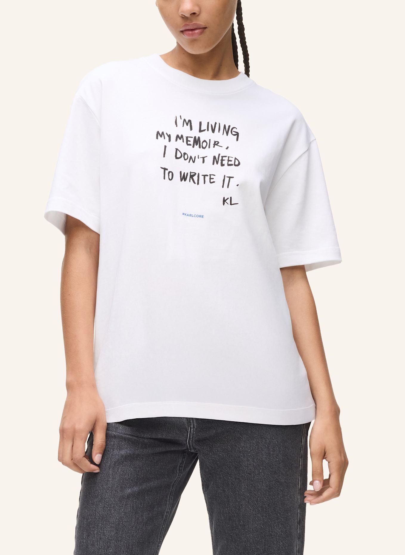 KARL LAGERFELD JEANS T-shirt: WEISS