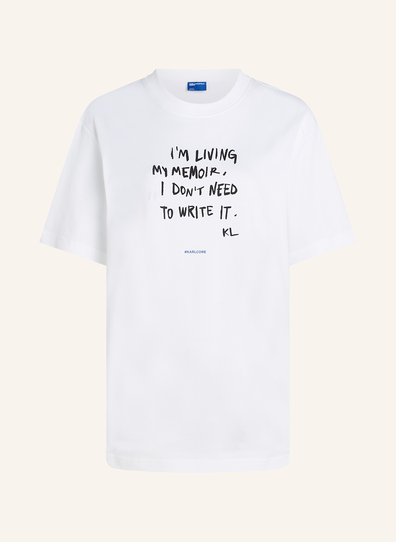 KARL LAGERFELD JEANS T-shirt: WEISS