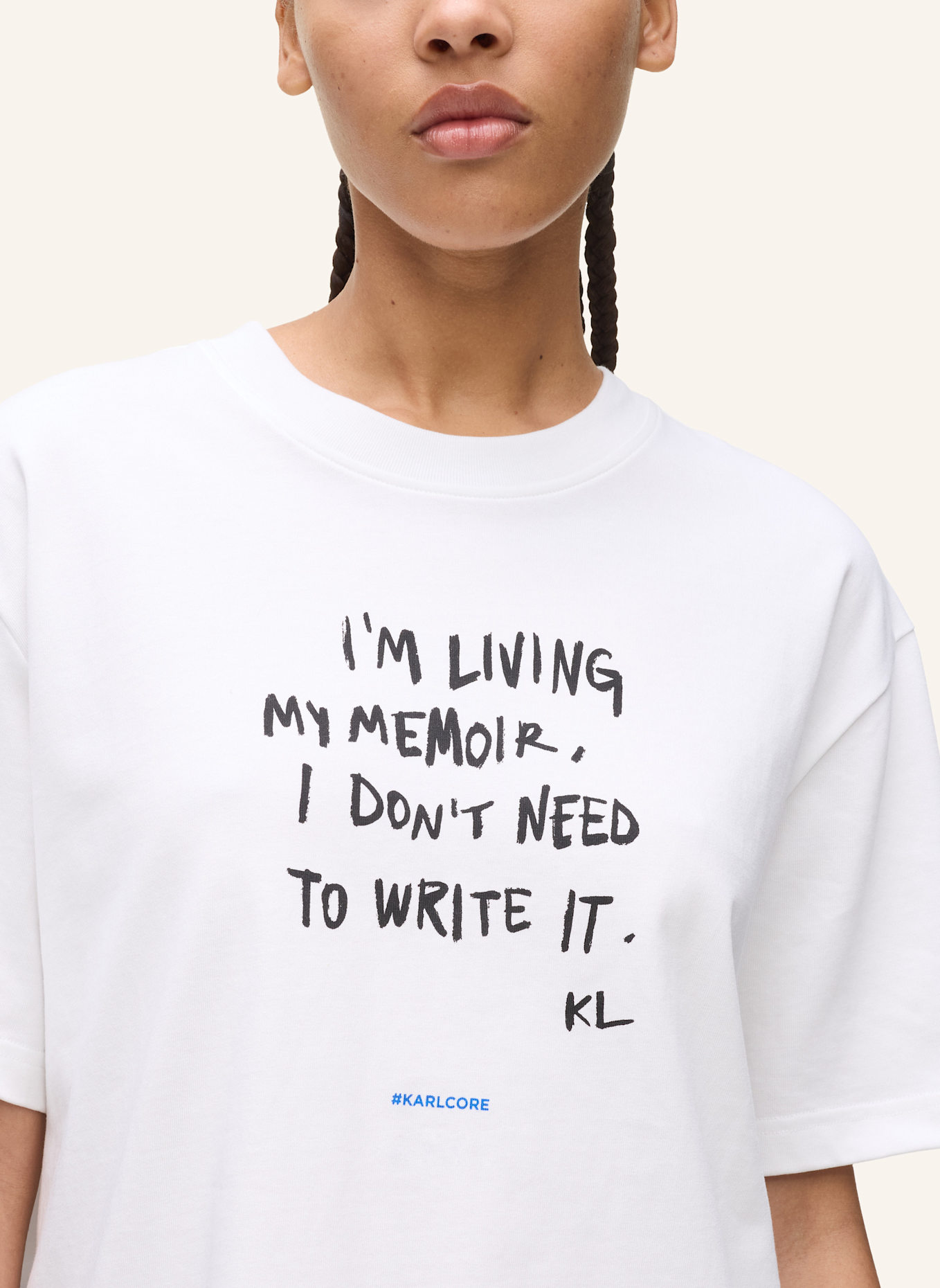 KARL LAGERFELD JEANS T-shirt: WEISS