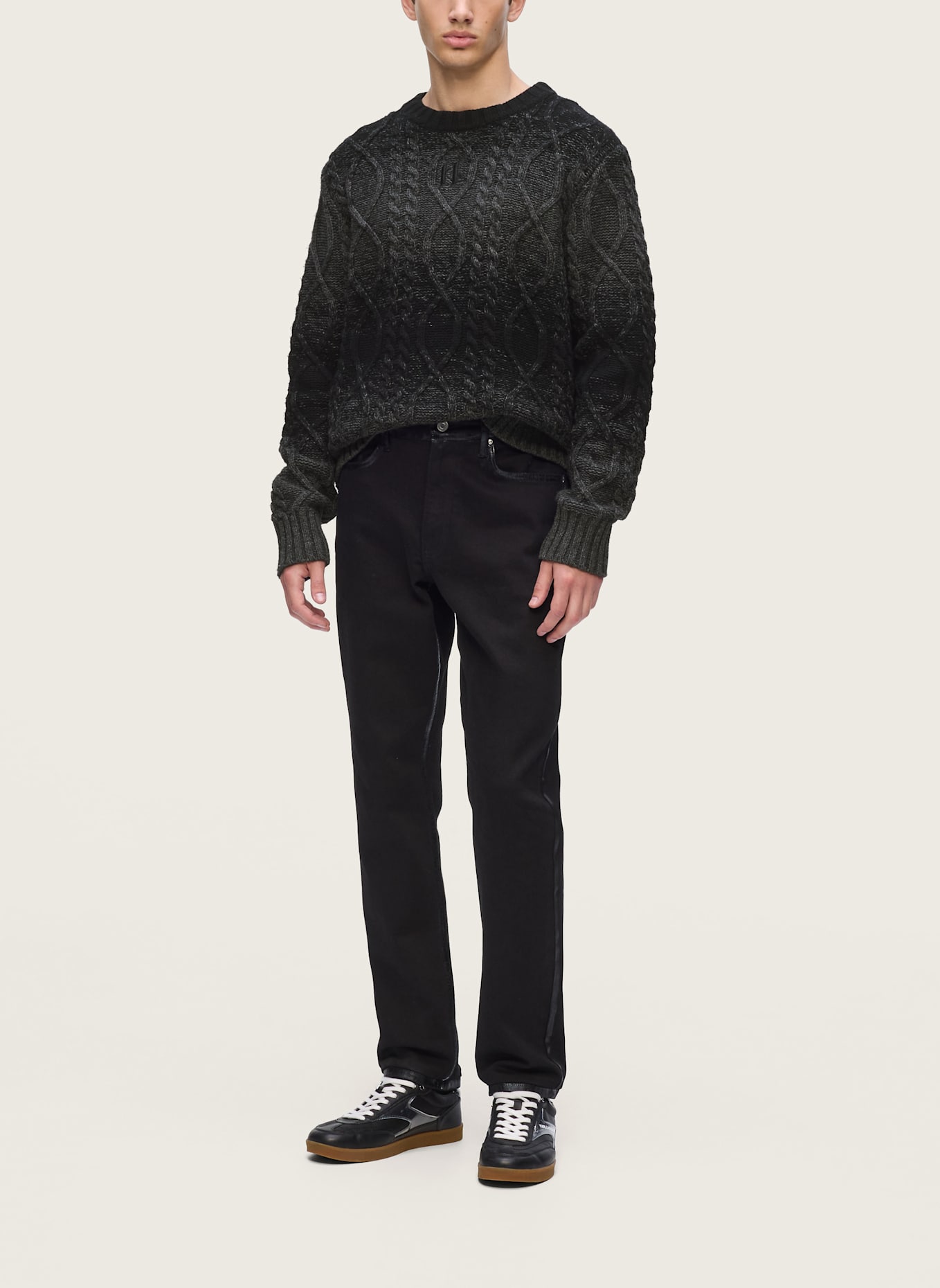 KARL LAGERFELD Sweatshirt: SCHWARZ