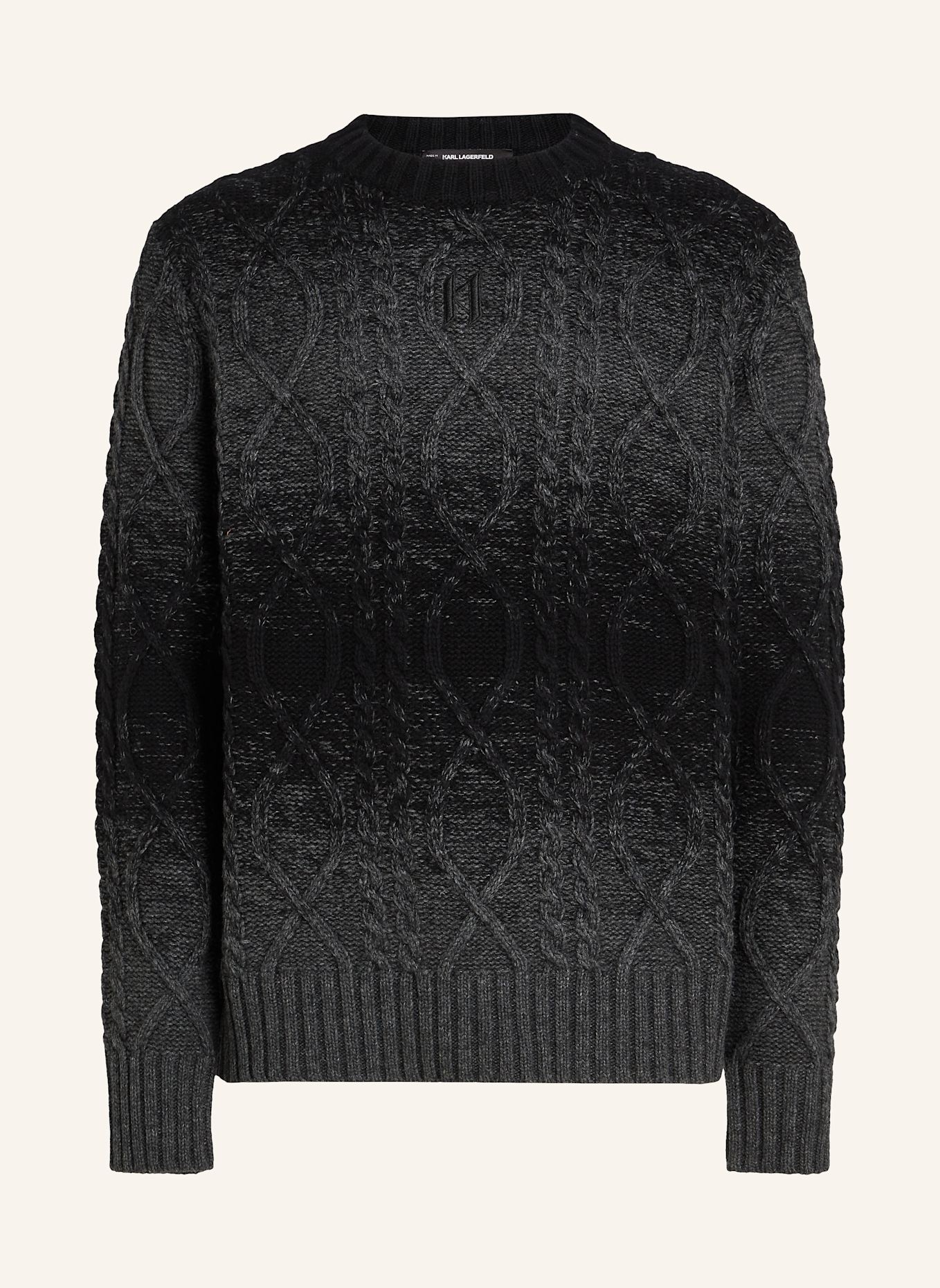 KARL LAGERFELD Sweatshirt: SCHWARZ