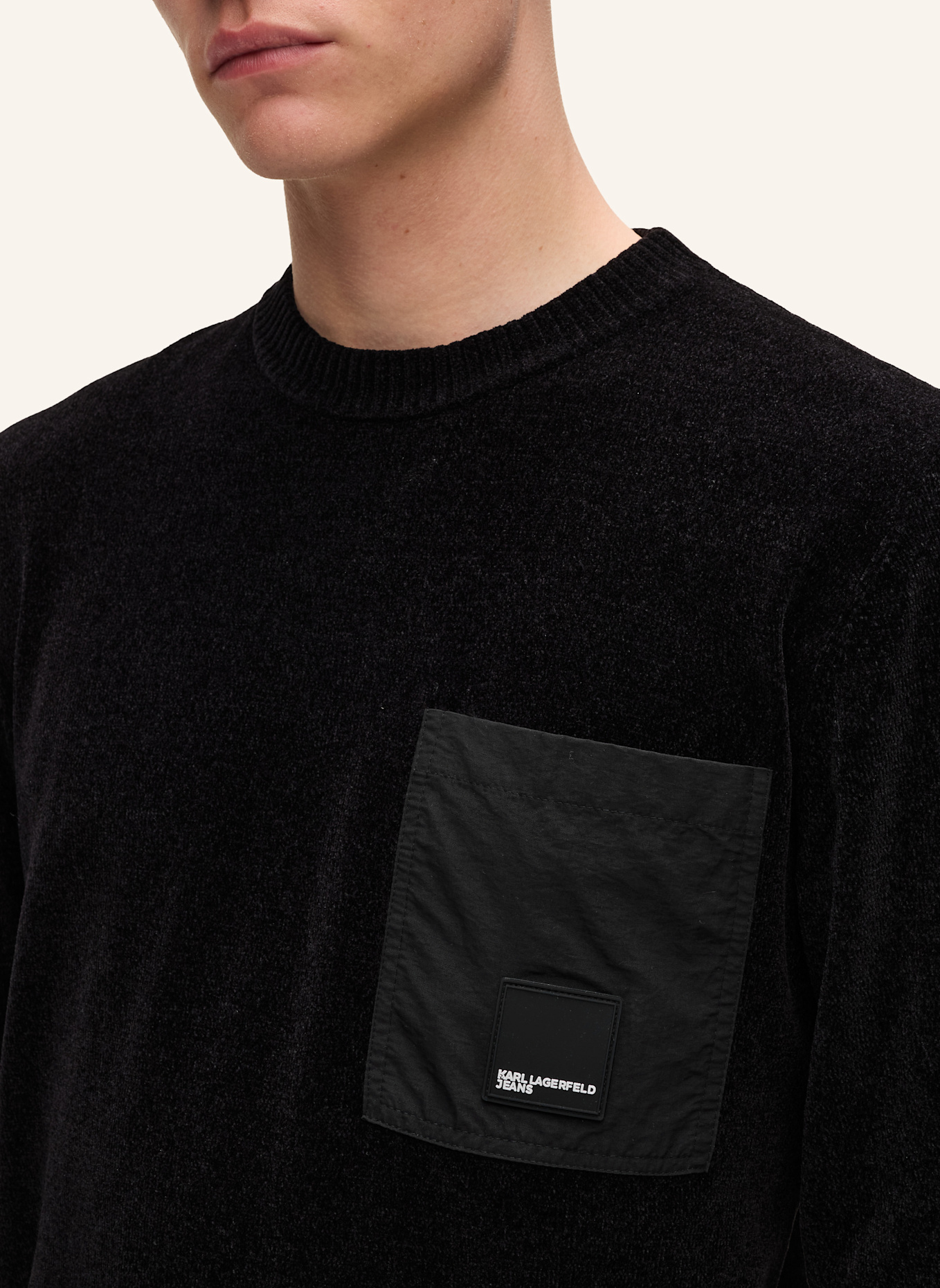 KARL LAGERFELD JEANS Sweatshirt: SCHWARZ