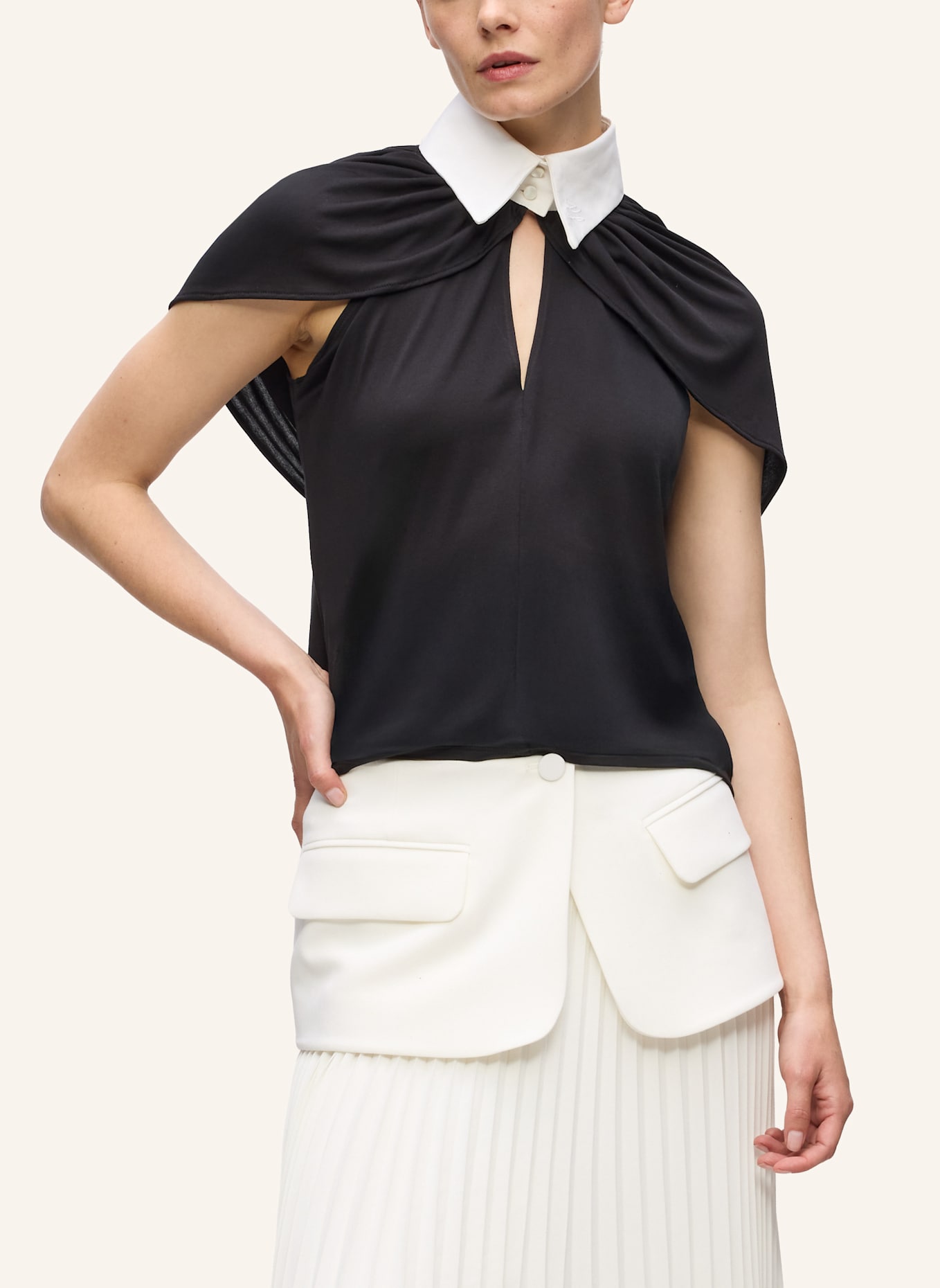 KARL LAGERFELD KL STUDIO Top: SCHWARZ