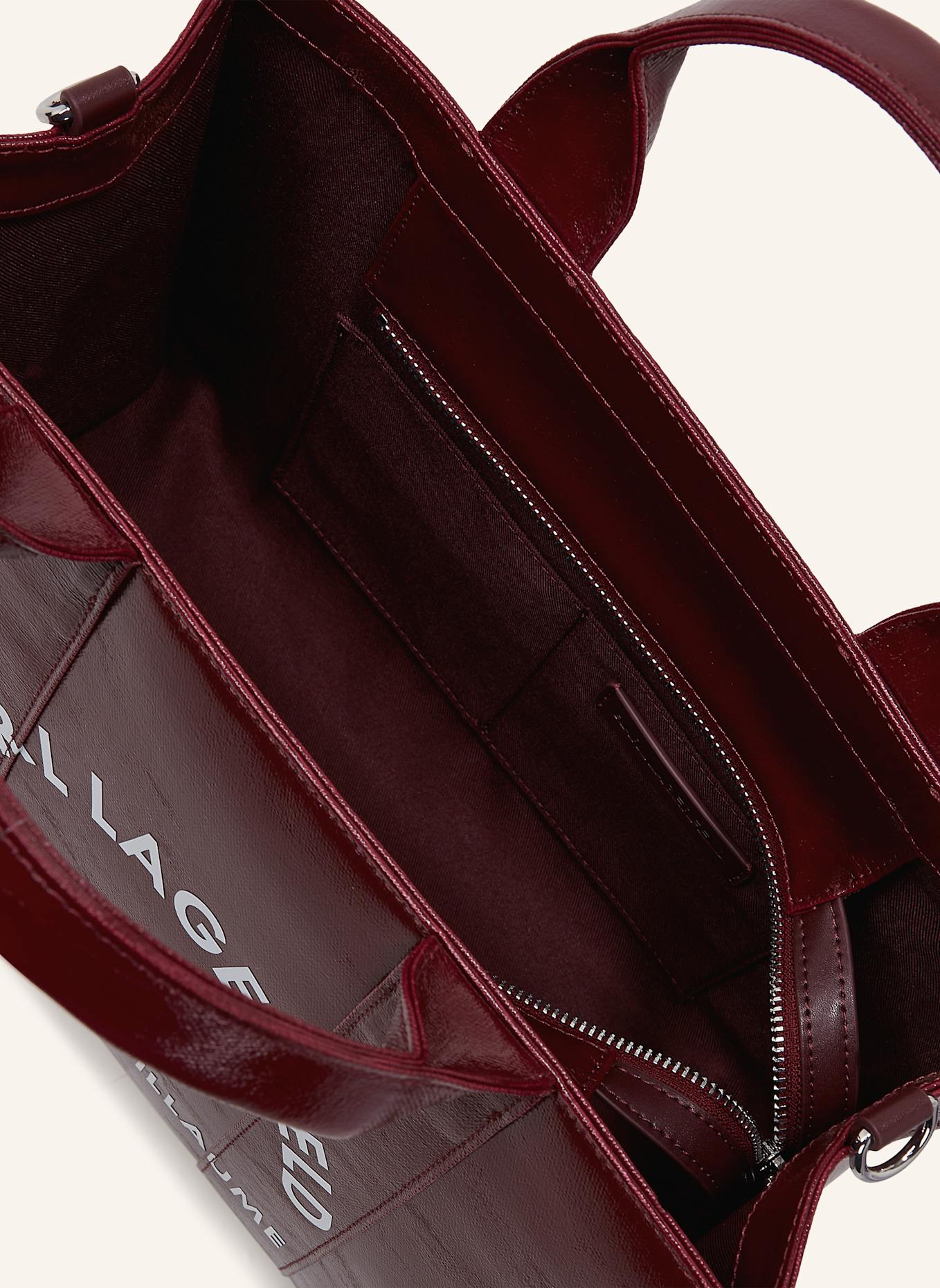 KARL LAGERFELD Shopper: DUNKELROT