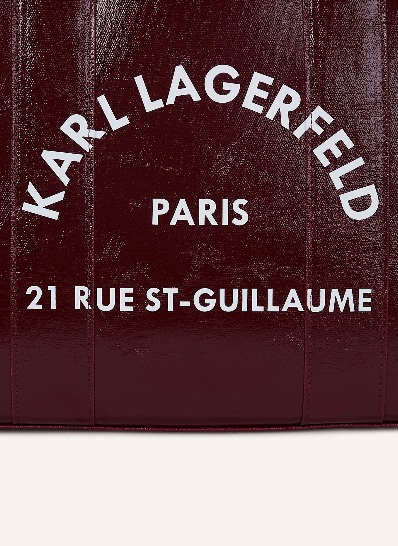 KARL LAGERFELD Shopper: DUNKELROT