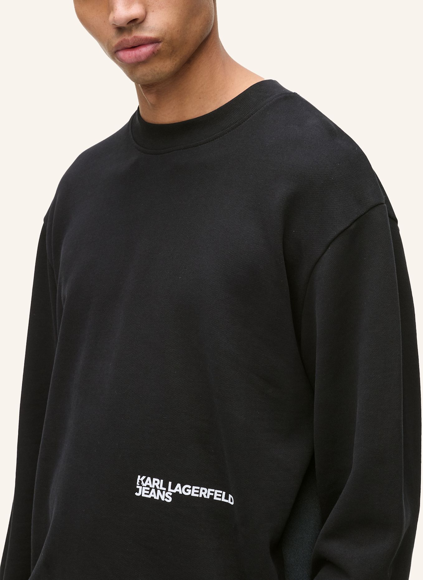 KARL LAGERFELD JEANS Sweatshirt: SCHWARZ