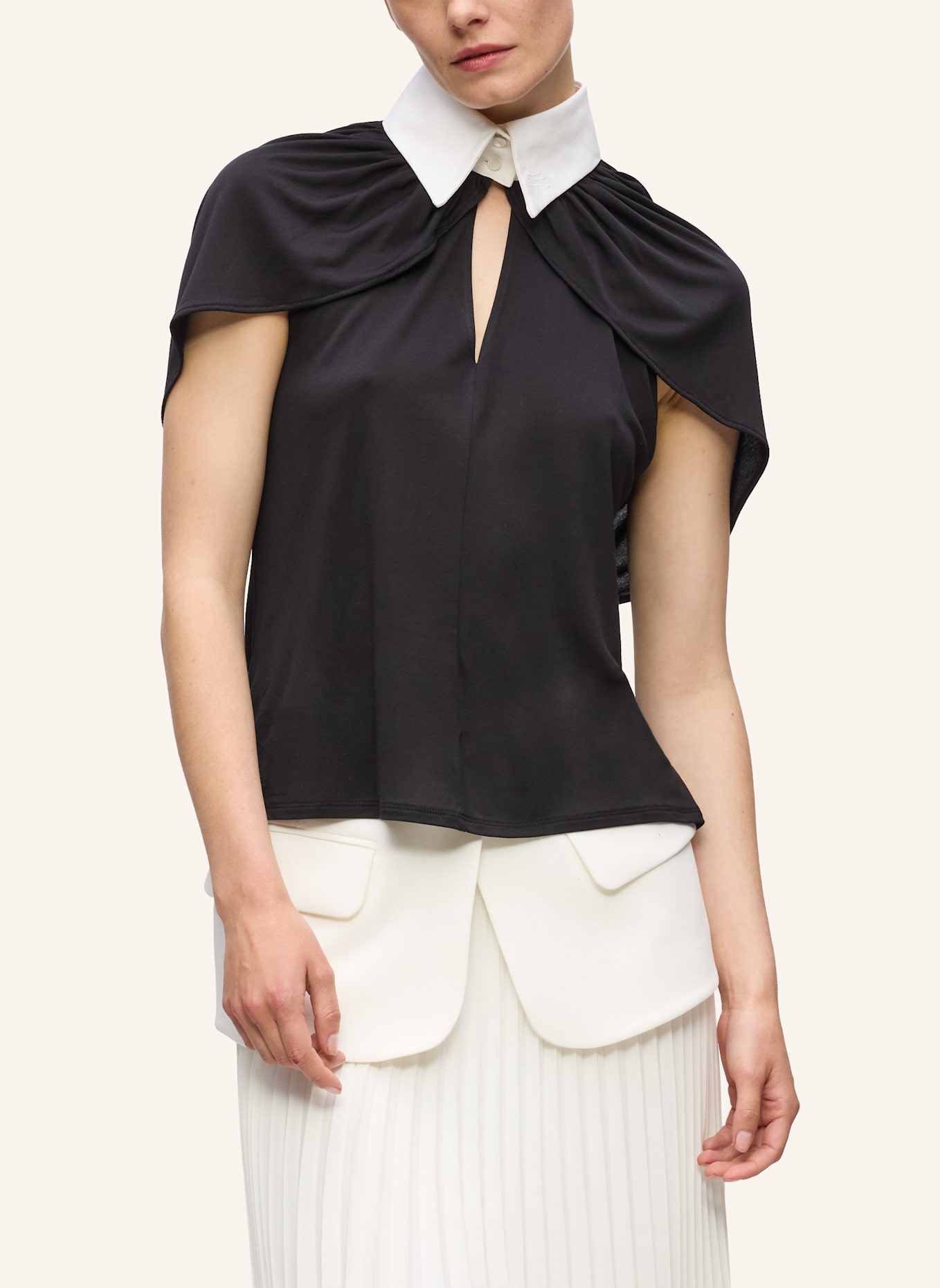 KARL LAGERFELD KL STUDIO Top: SCHWARZ