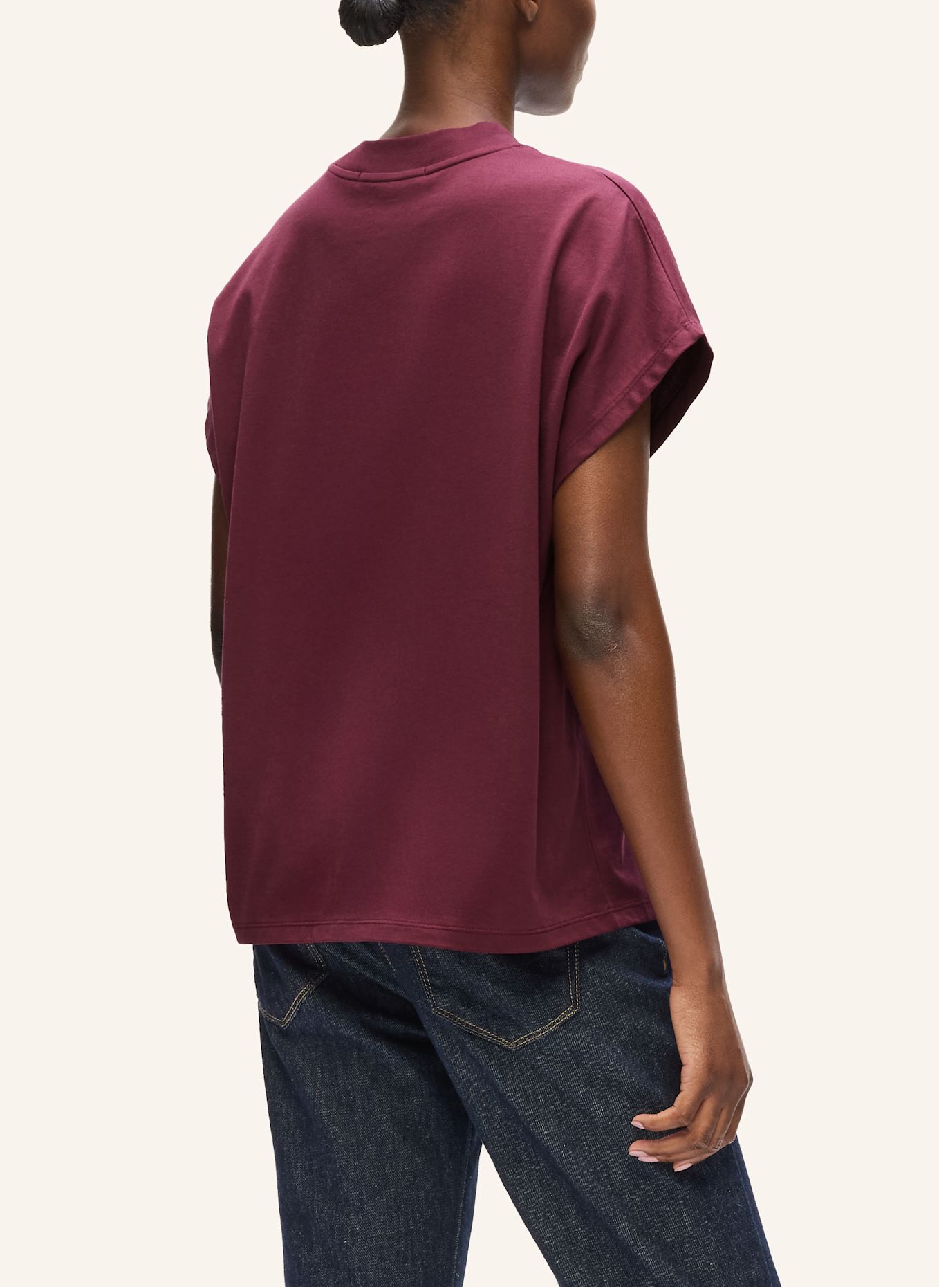 KARL LAGERFELD T-shirt: DUNKELROT