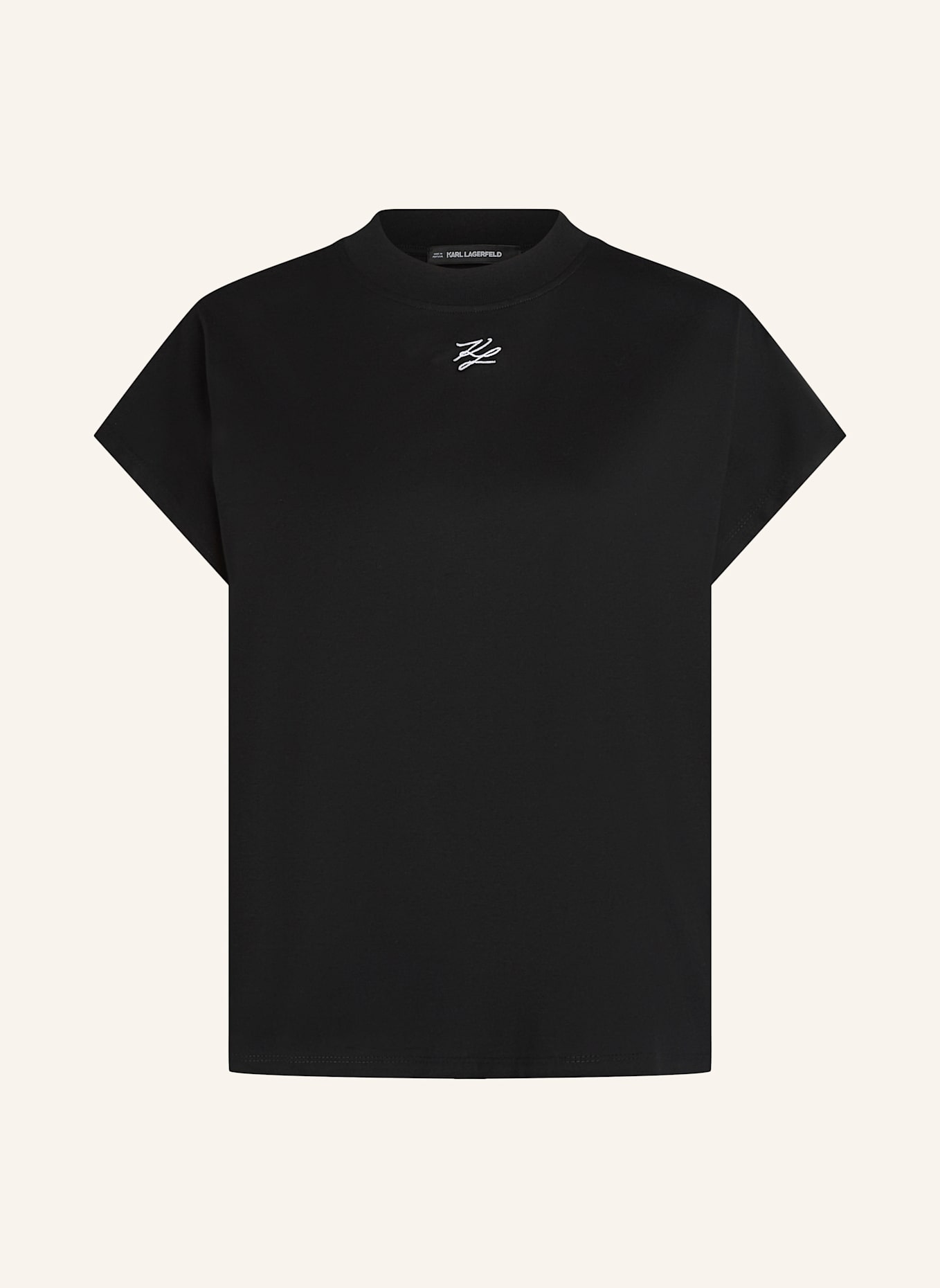 KARL LAGERFELD T-shirt: SCHWARZ