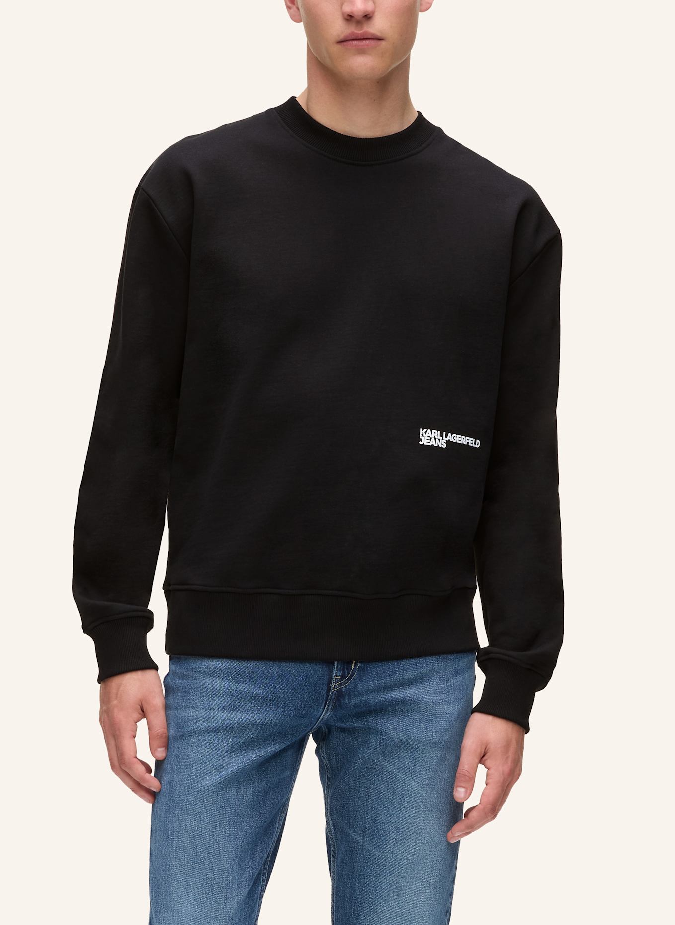 KARL LAGERFELD JEANS Sweatshirt: SCHWARZ