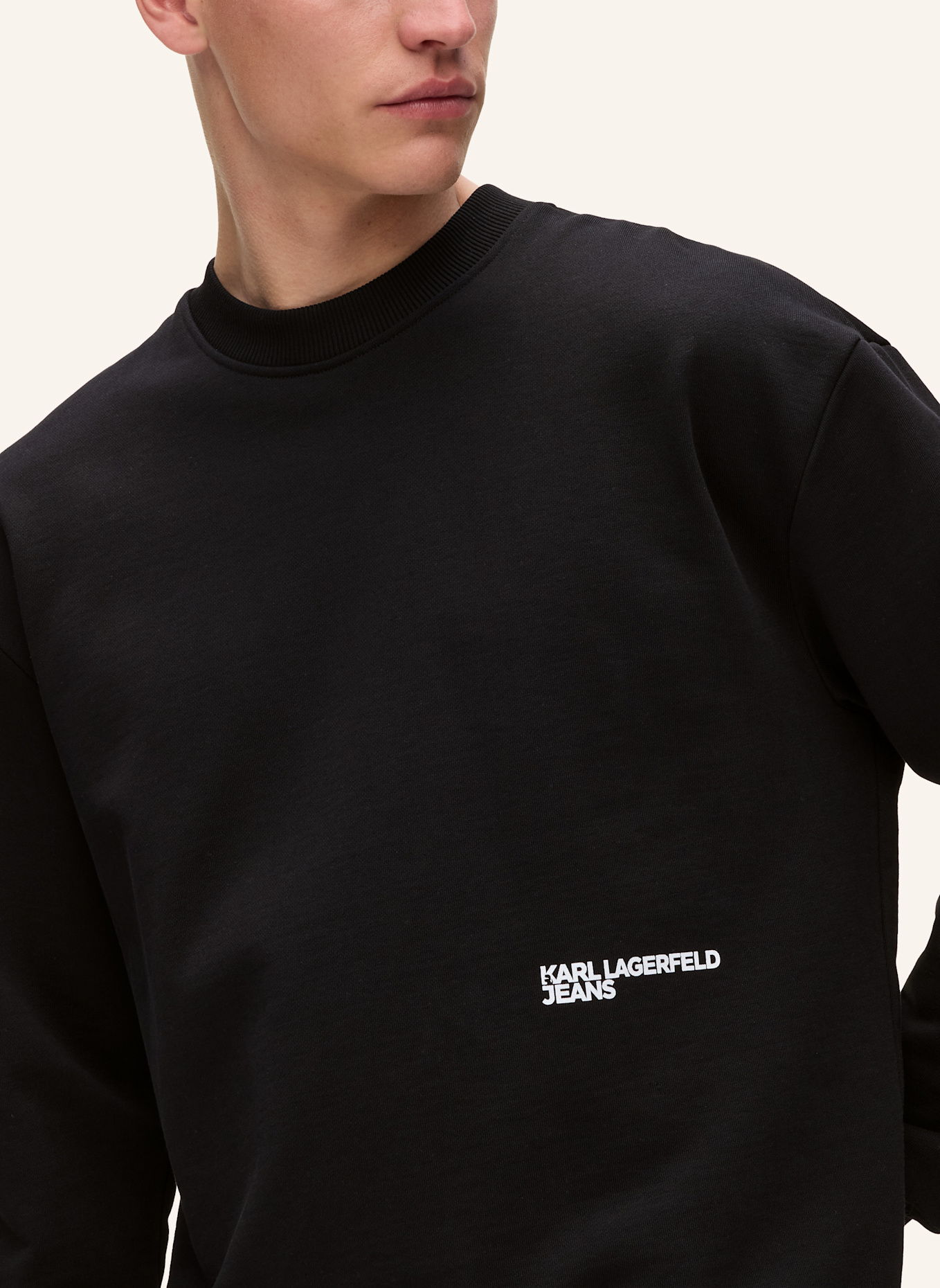 KARL LAGERFELD JEANS Sweatshirt: SCHWARZ