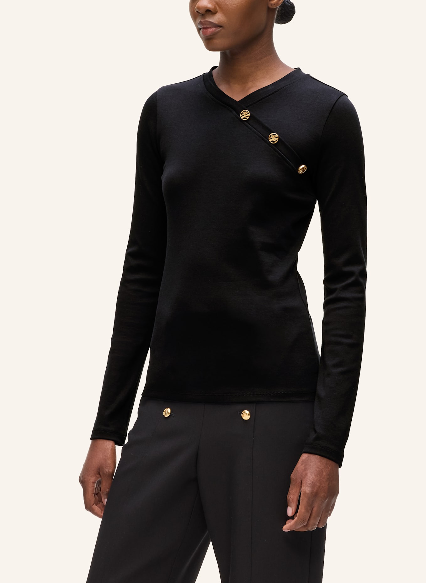 KARL LAGERFELD T-shirt: SCHWARZ