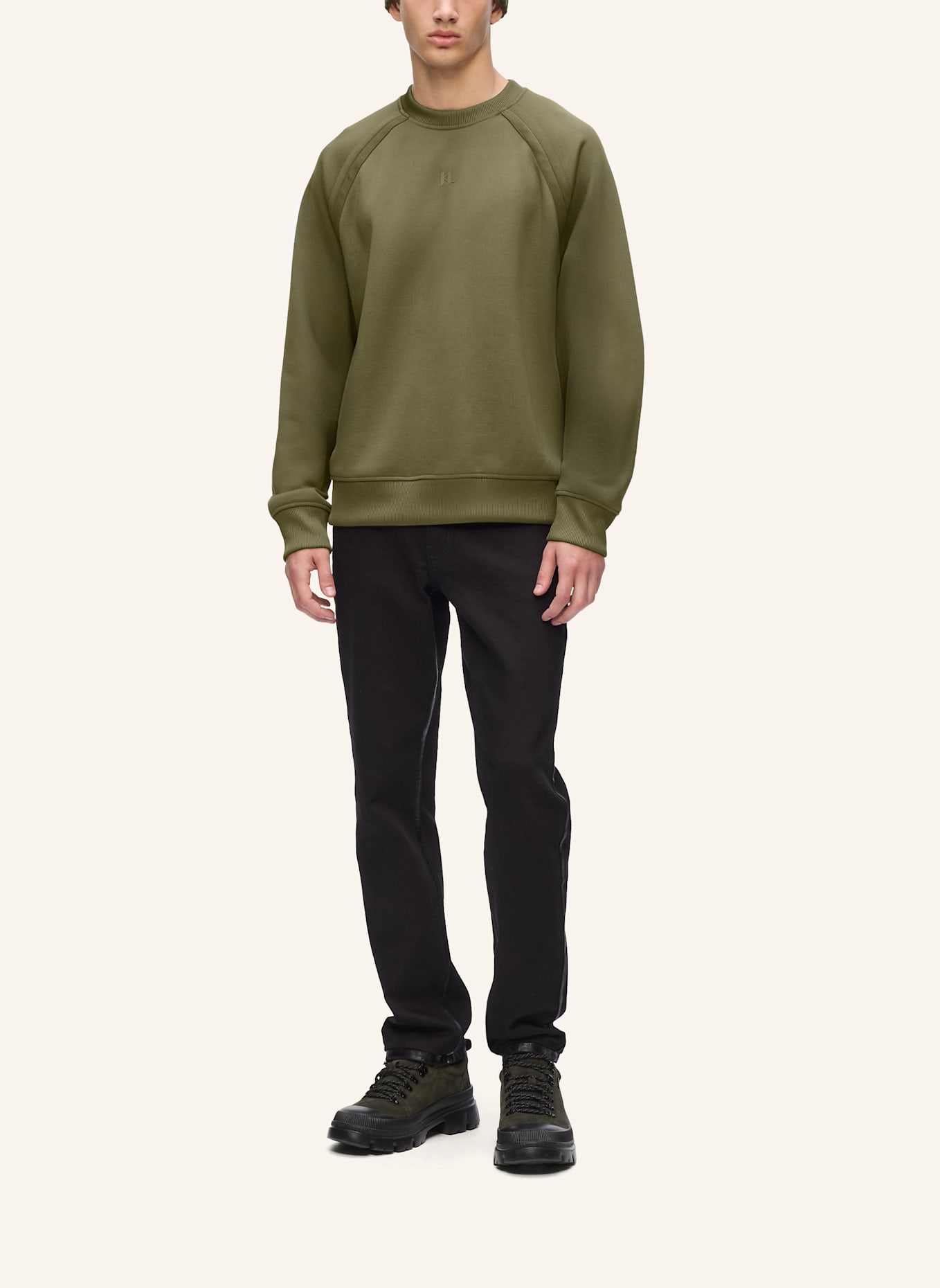 KARL LAGERFELD Sweatshirt: OLIV