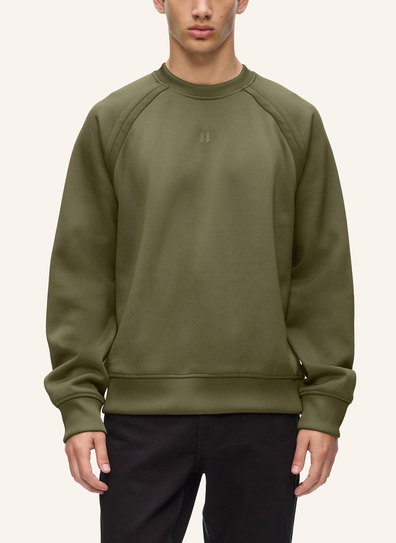 KARL LAGERFELD Sweatshirt: OLIV