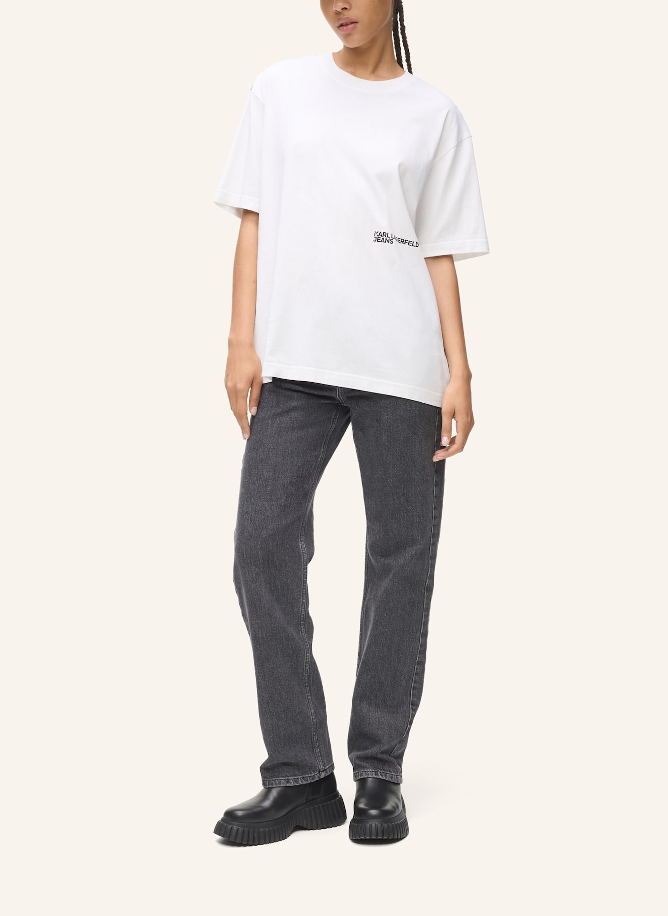 KARL LAGERFELD JEANS T-shirt: WEISS